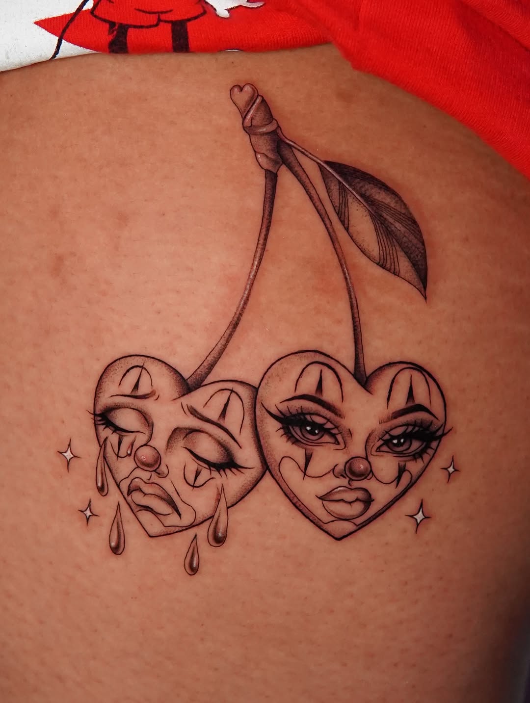 Tattoo by @moe_tatts β chicano, black_and_grey