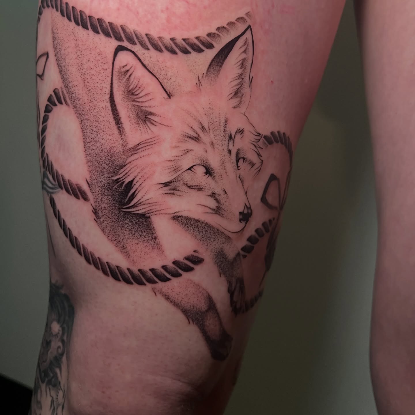 Tattoo by @smokesart — dotwork