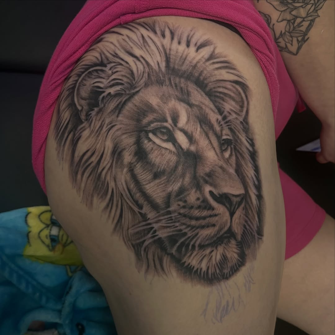 Tattoo by @sageandsintattoo — realism, black_and_grey