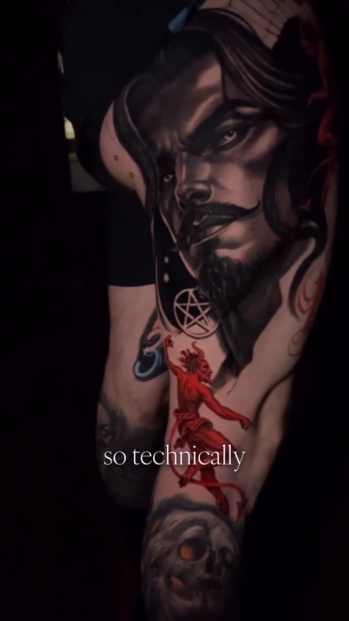 Tattoo by @creast4422 — dark_realism, black_and_grey