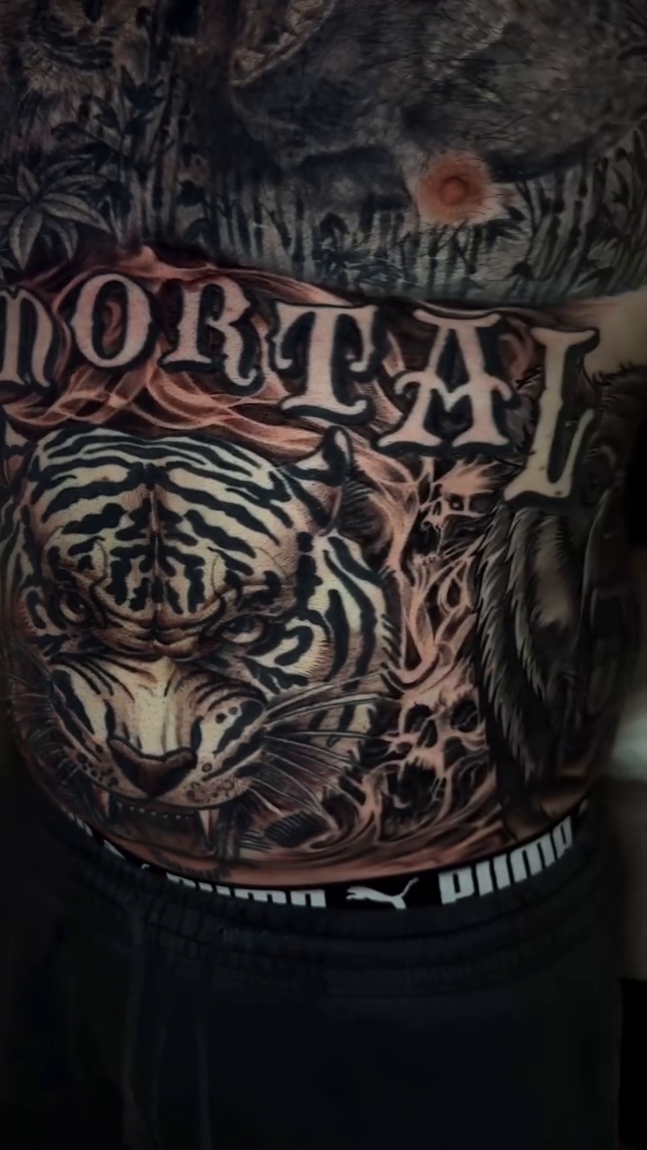 Tattoo by @iamelvistattoo — realism, black_and_grey