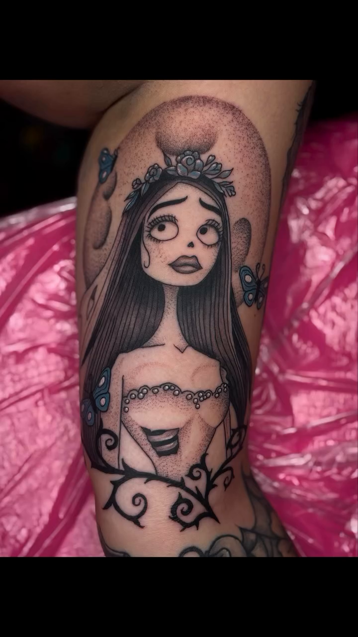 Tattoo by @zahaskytattoo — dark_realism, black_and_grey