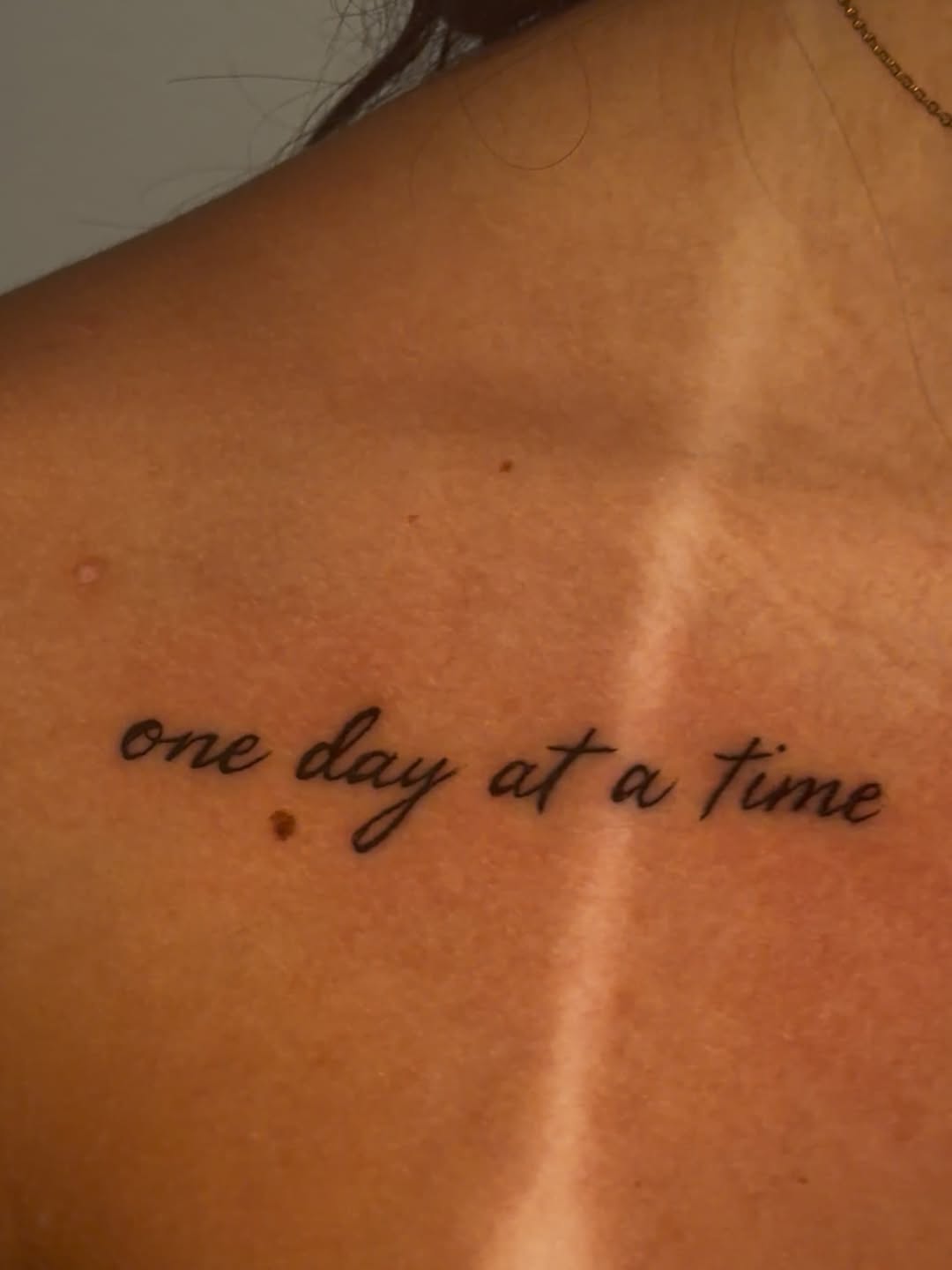 Tattoo by @mollztattooz — lettering_script, fine_line