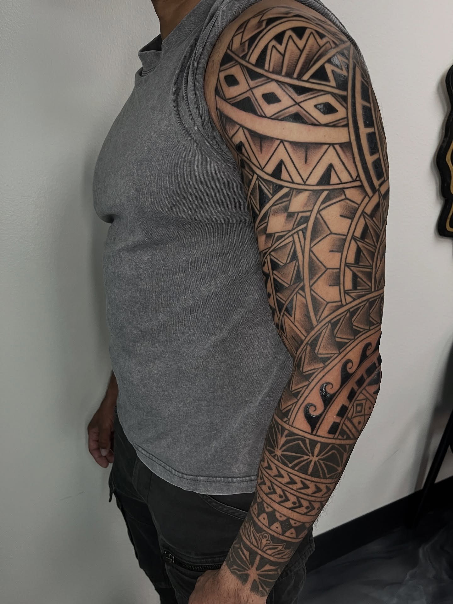 Tattoo by @tattoosbyjordanhunt — tribal, blackwork
