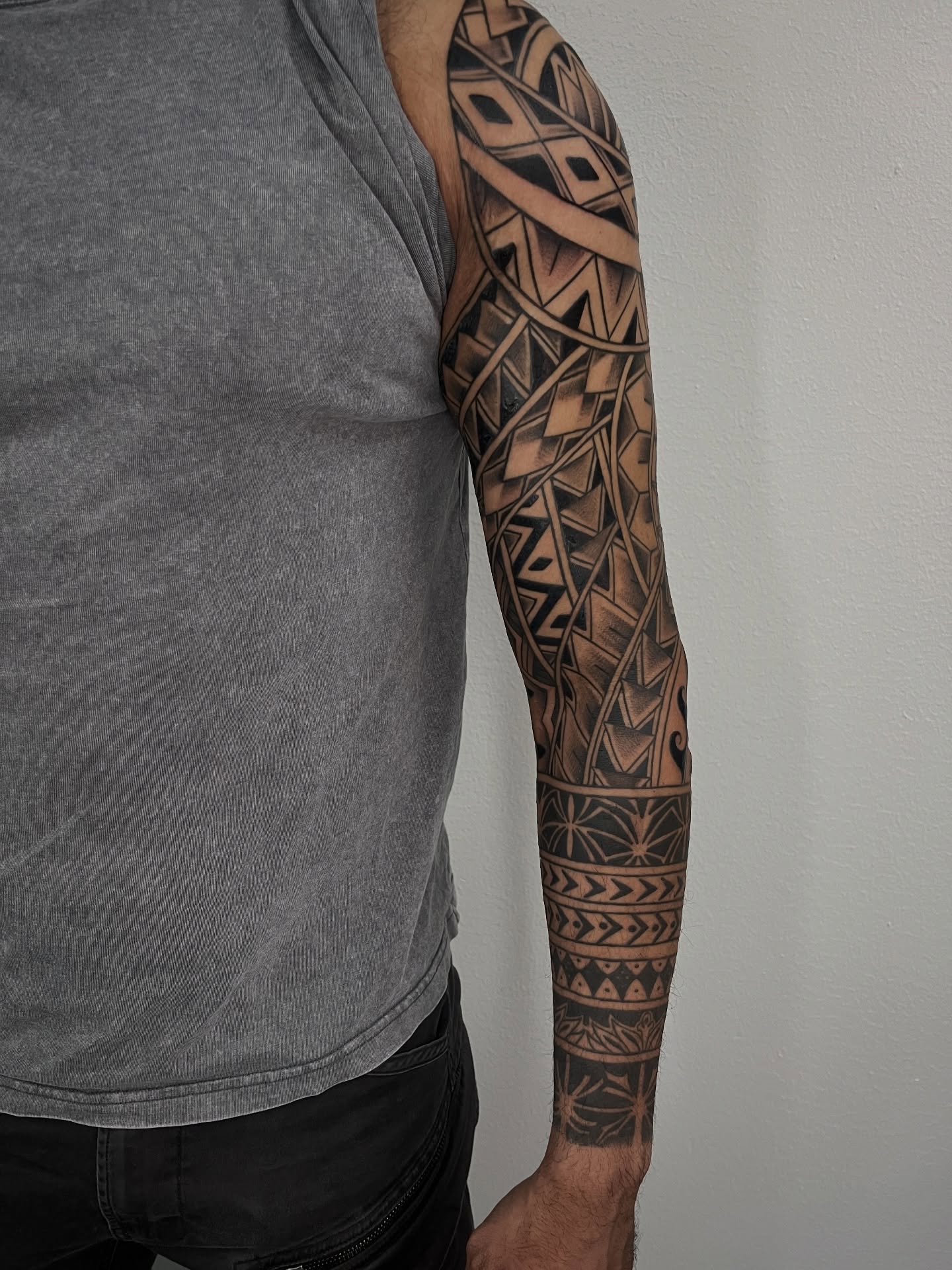Tattoo by @tattoosbyjordanhunt — tribal, blackwork