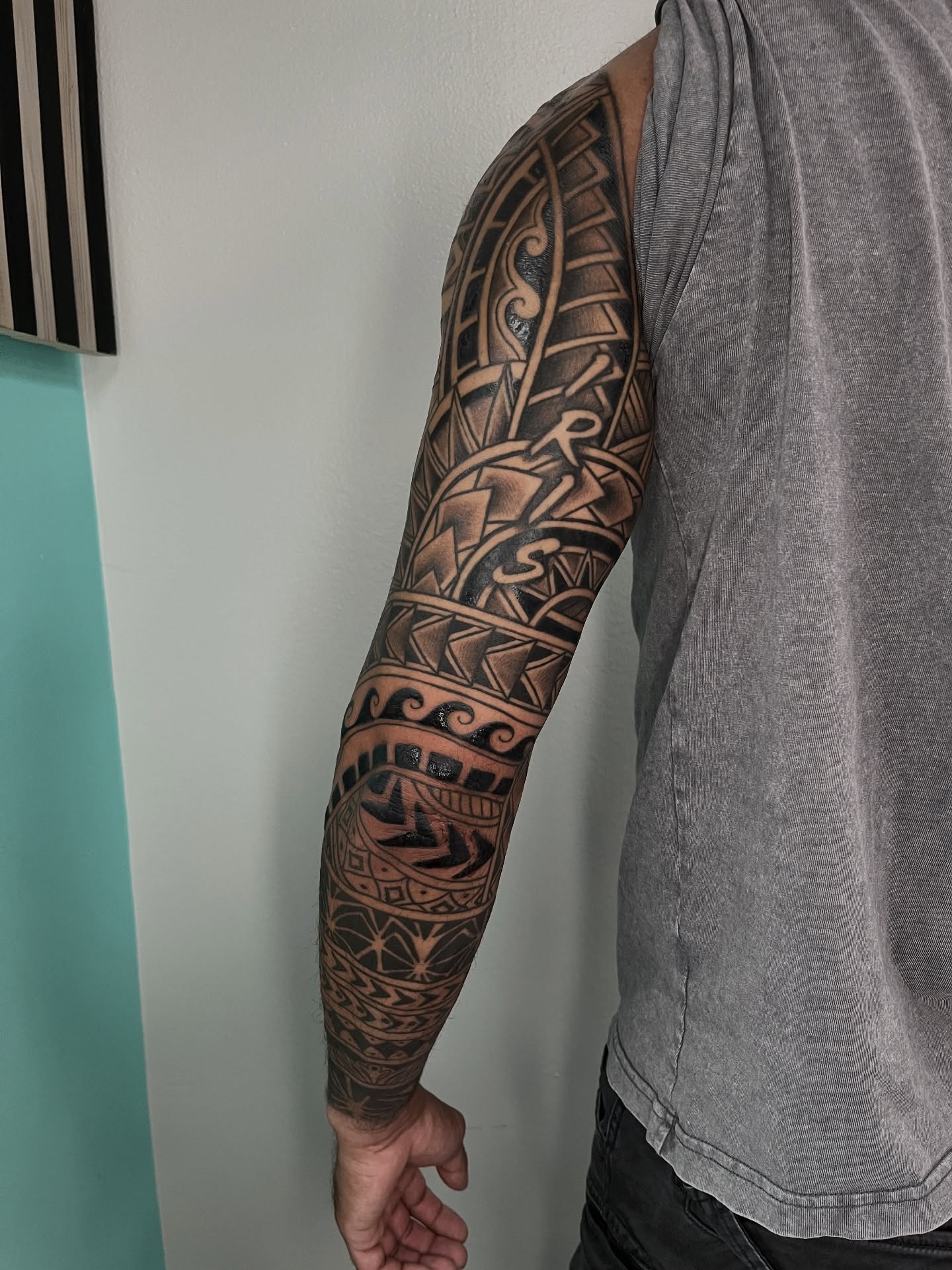 Tattoo by @tattoosbyjordanhunt — tribal, blackwork