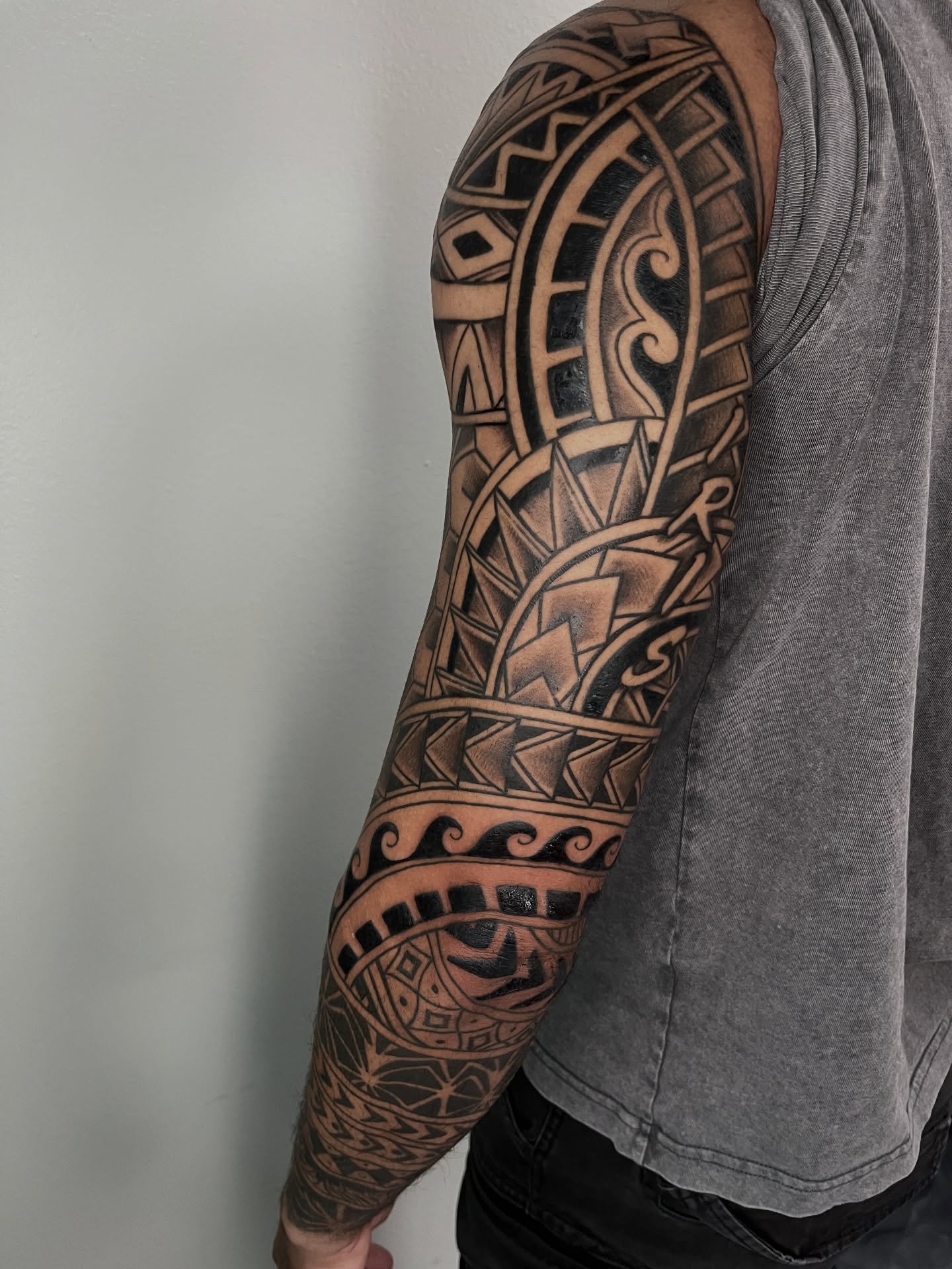 Tattoo by @tattoosbyjordanhunt — tribal, blackwork