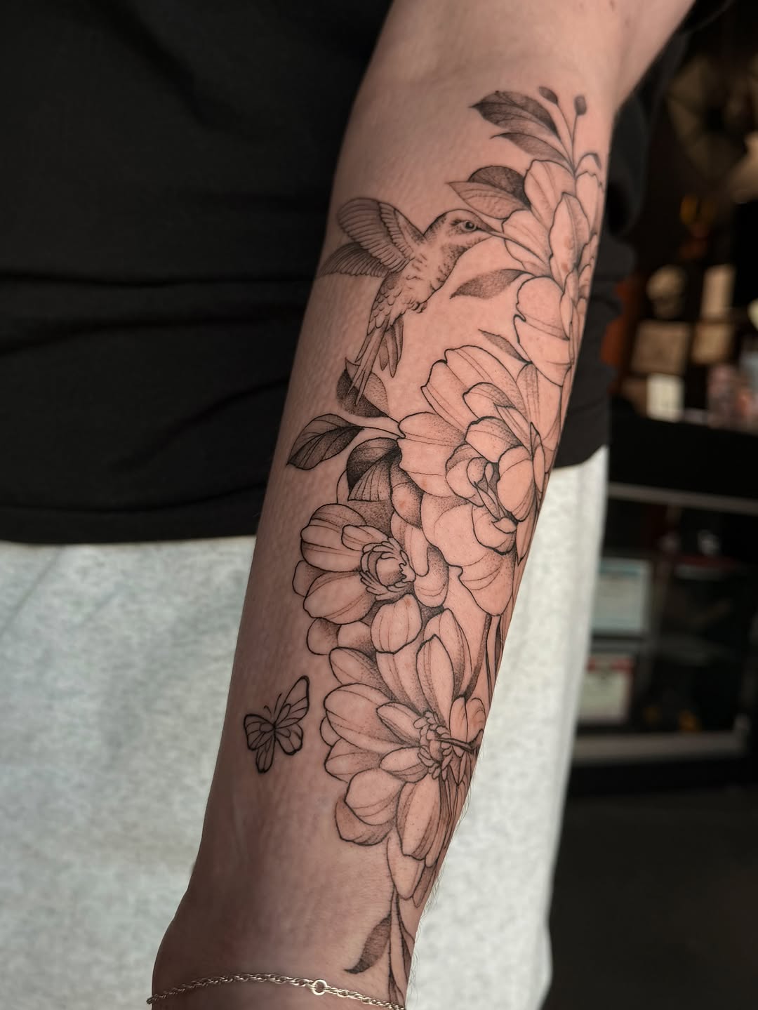 Tattoo by @inkedmaj โ fine_line, black_and_grey