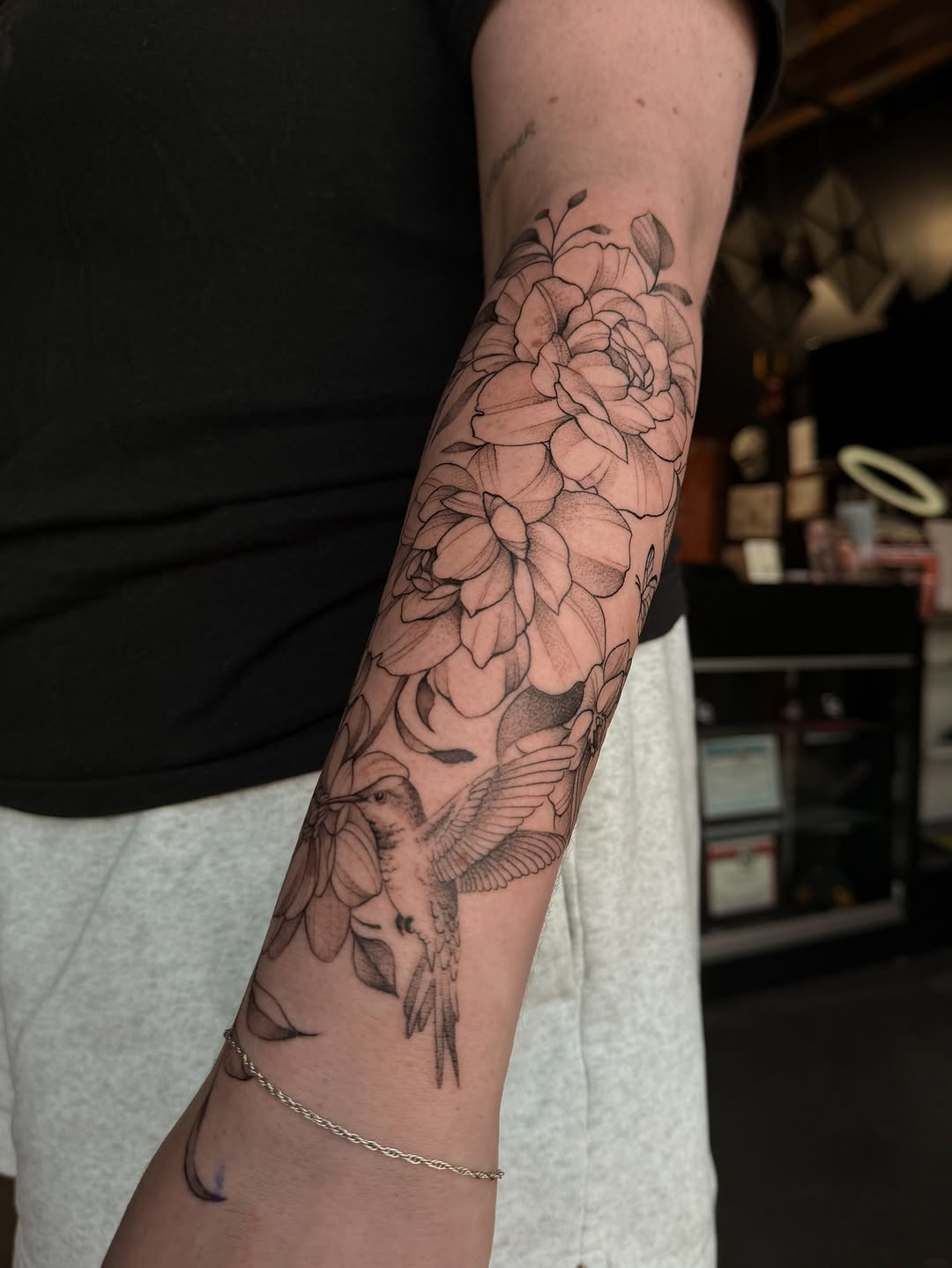 Tattoo by @inkedmaj โ fine_line, black_and_grey