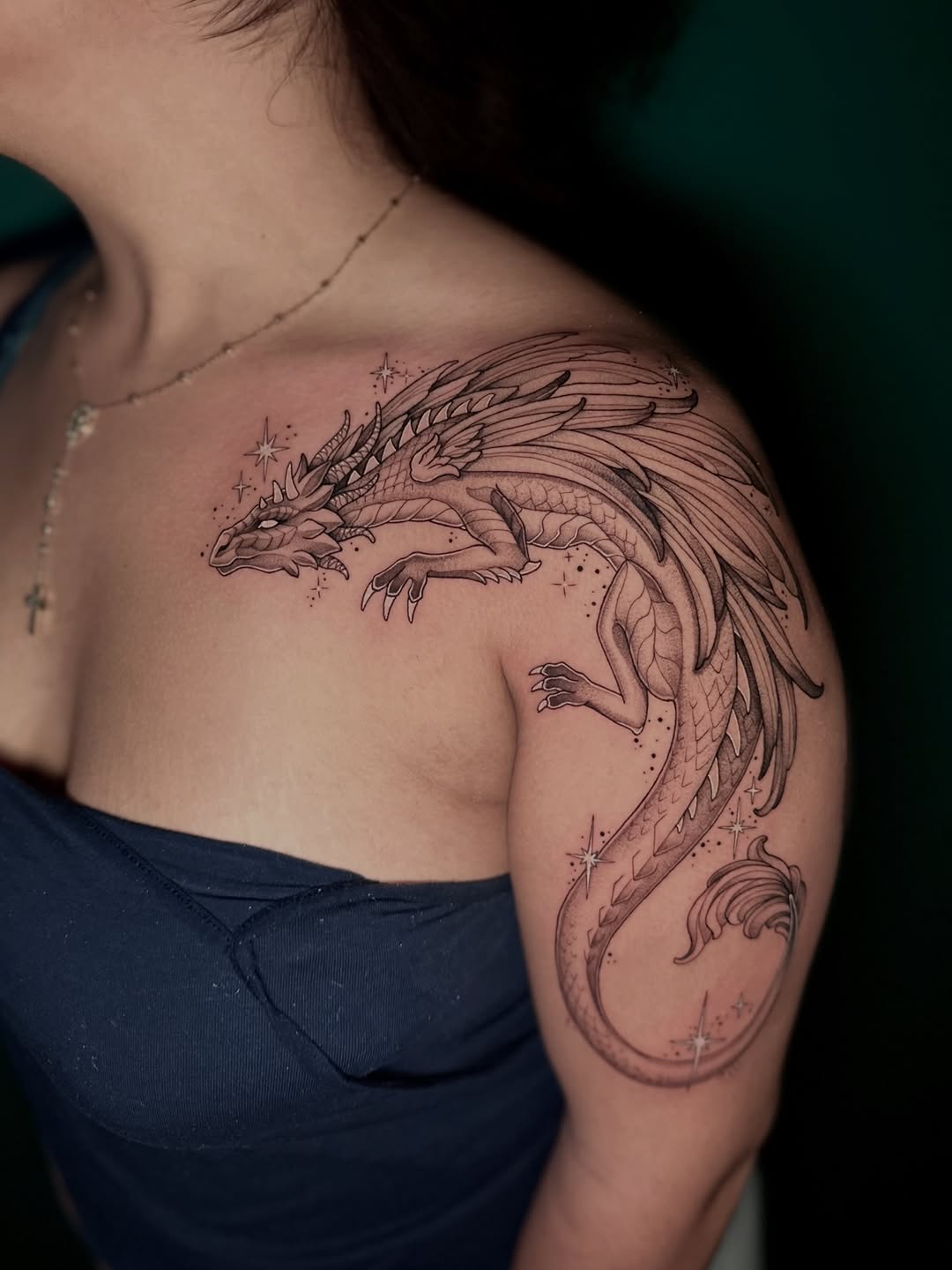 Tattoo by @ghost_art_tattoos — fine_line, black_and_grey