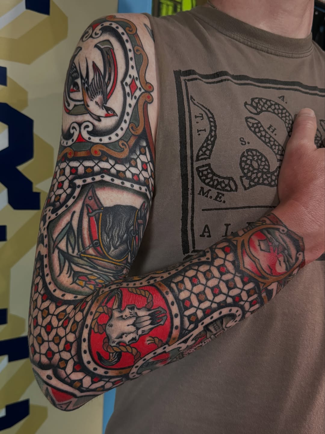 Tattoo by @ellvee_tattooer — american_traditional, neo_traditional