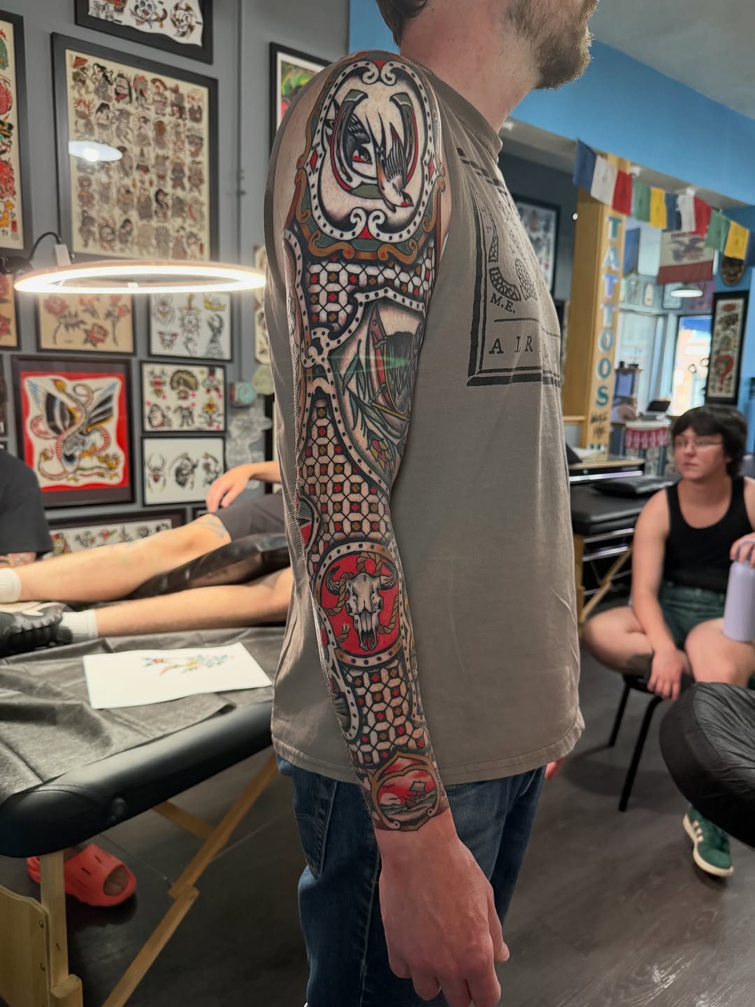 Tattoo by @ellvee_tattooer — american_traditional, neo_traditional
