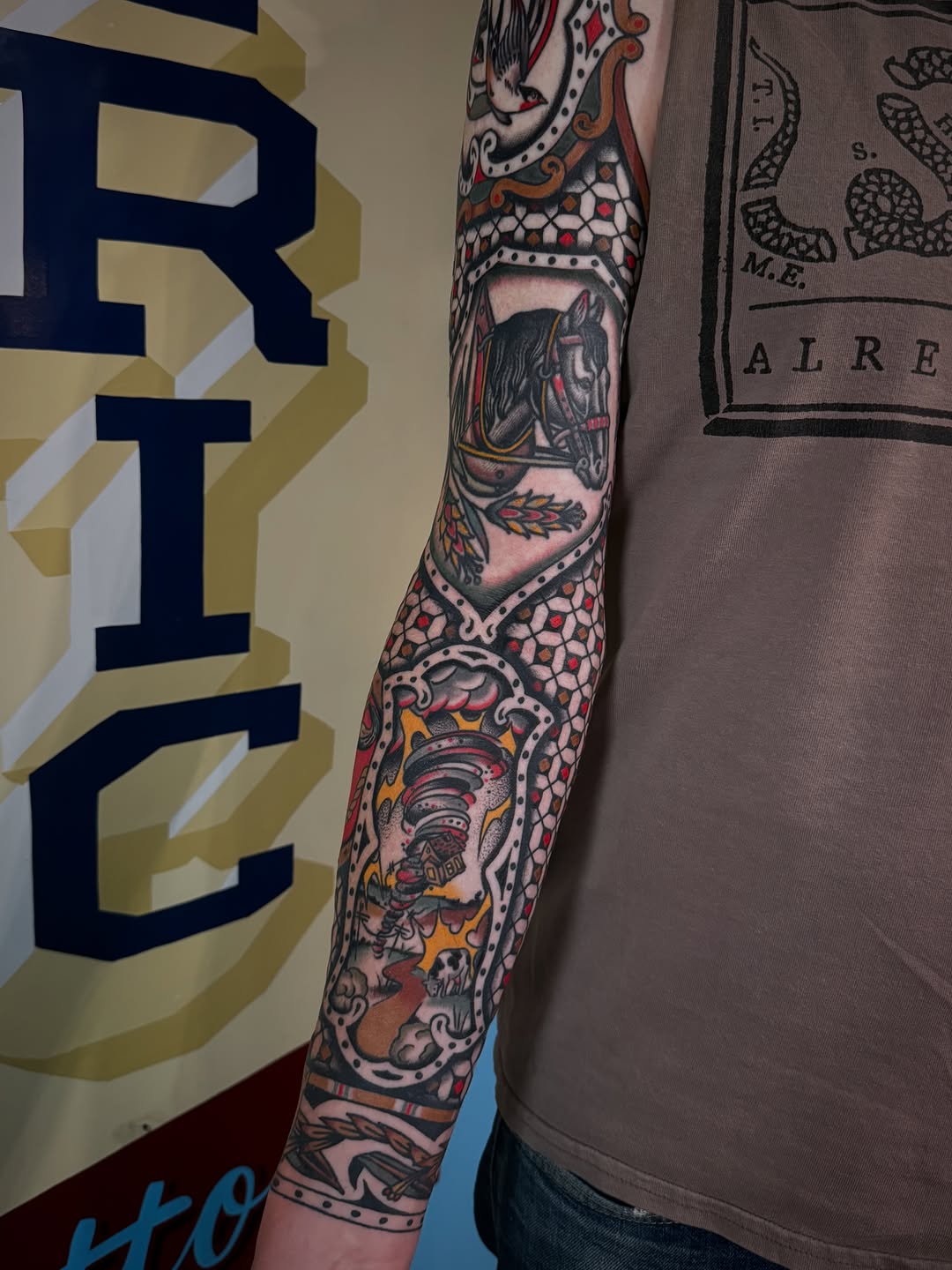 Tattoo by @ellvee_tattooer — american_traditional, neo_traditional