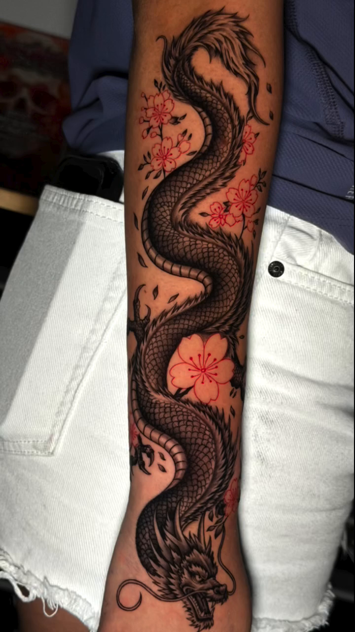 Tattoo by @dannyhtx_tattoos — japanese_irezumi, black_and_grey