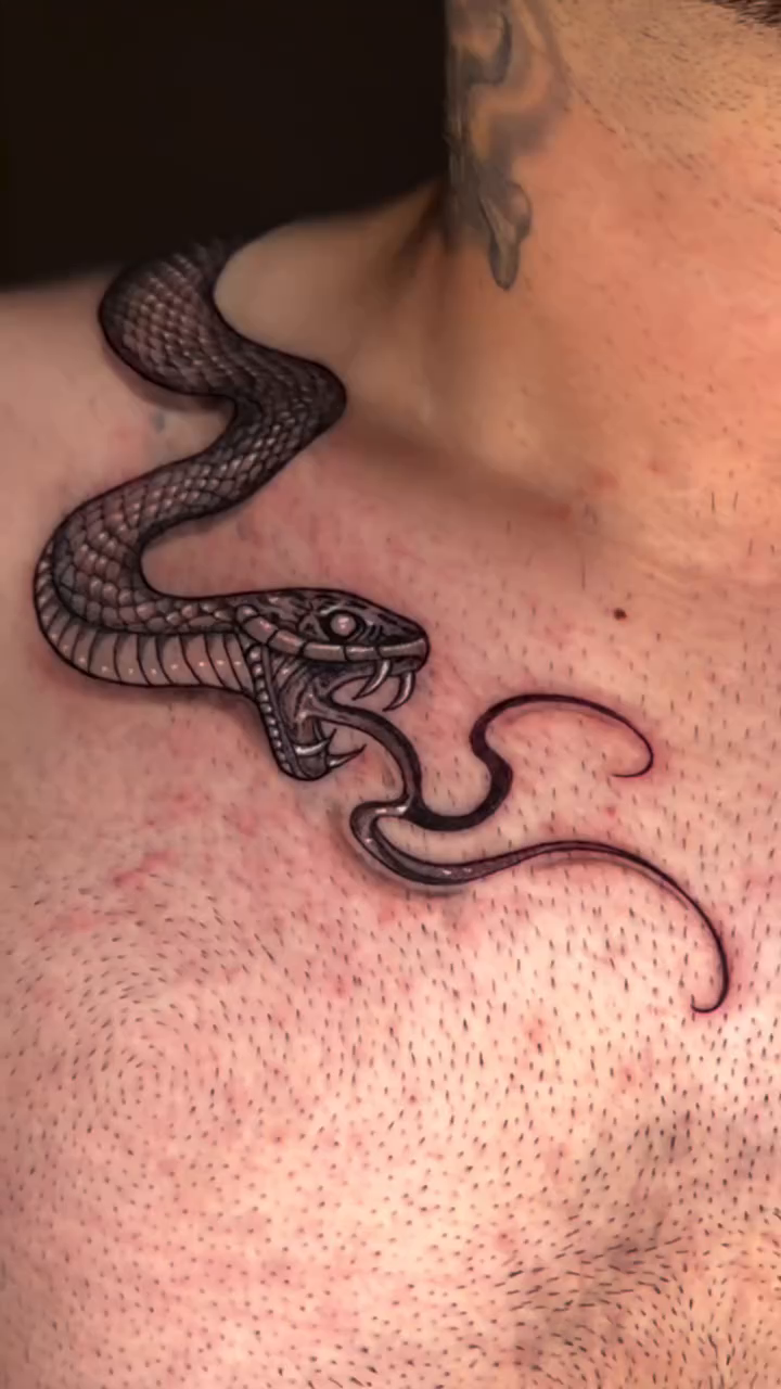 Tattoo by @tattoosbyraychill โ fine_line, black_and_grey