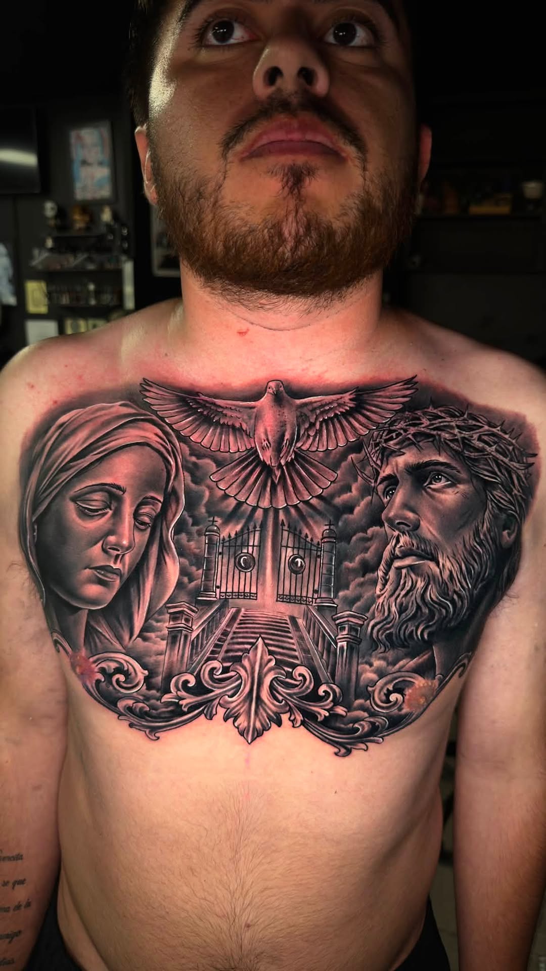 Tattoo by @juanon_tattoos — realism, black_and_grey