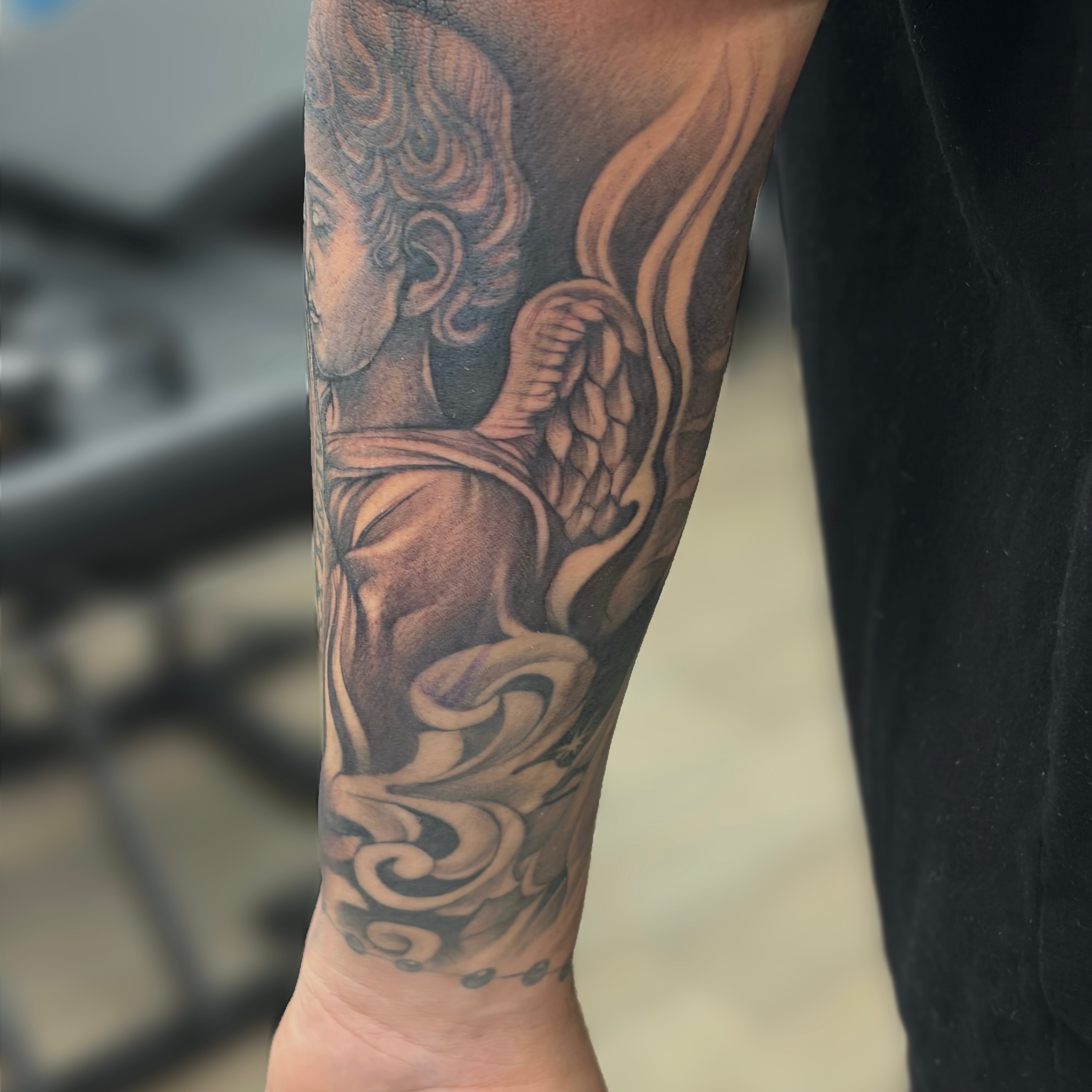 Tattoo by @tattoosbyalexander โ black_and_grey