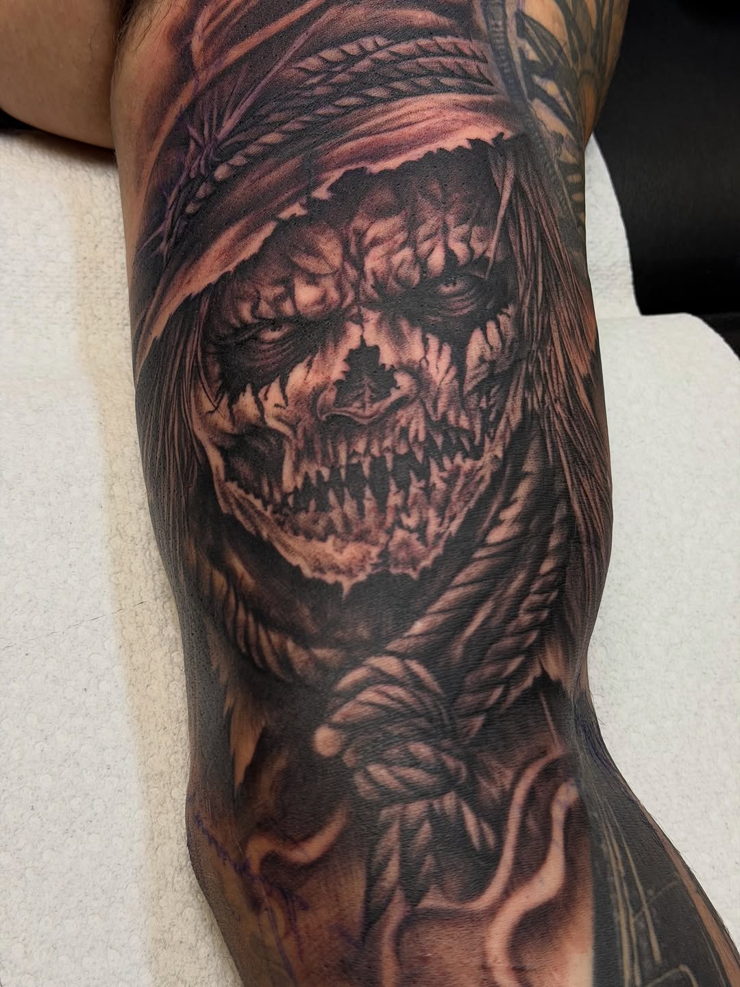 Tattoo by @calvinmaryland_tattoos — realism, dark_realism