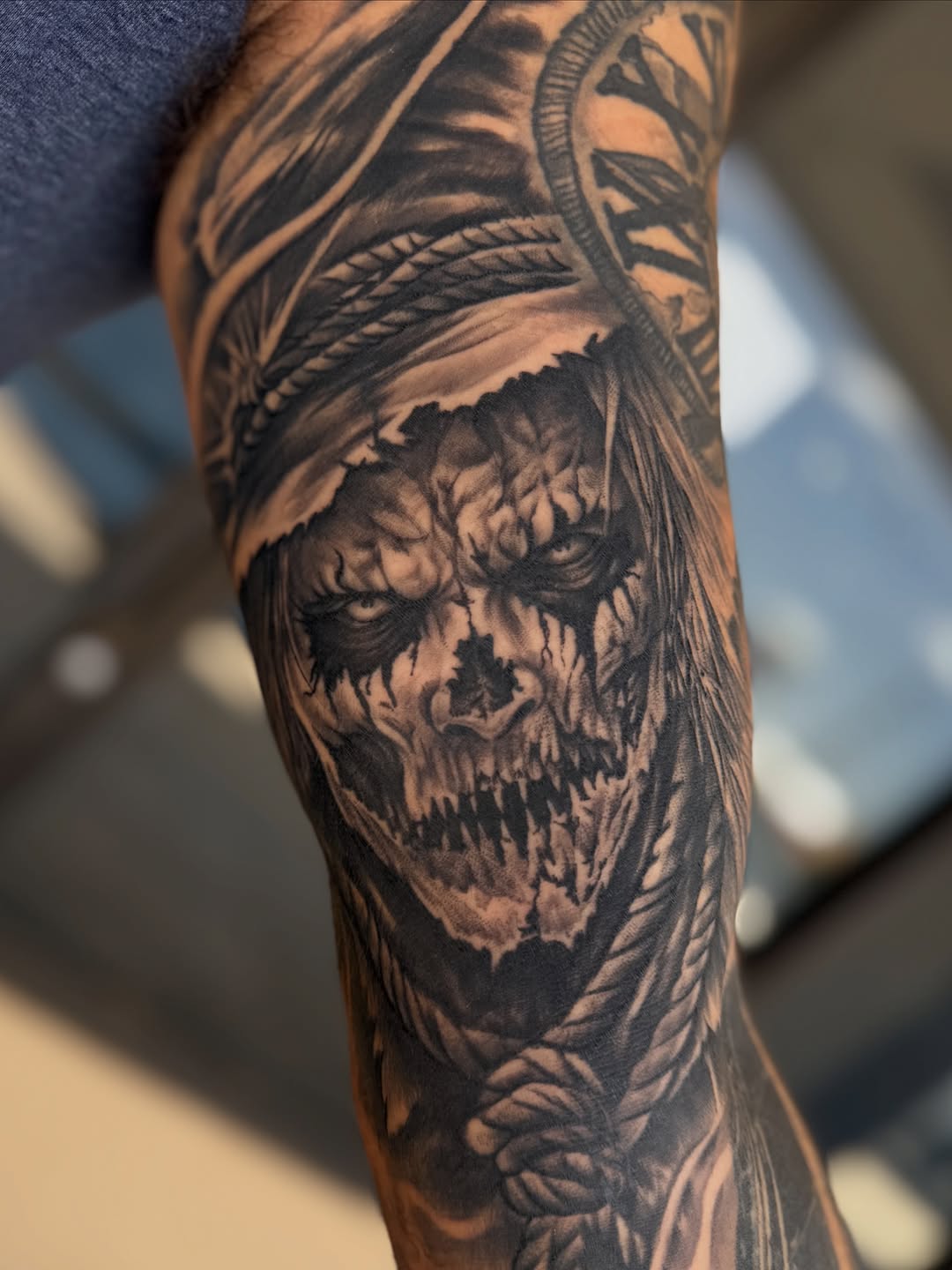 Tattoo by @calvinmaryland_tattoos — realism, black_and_grey