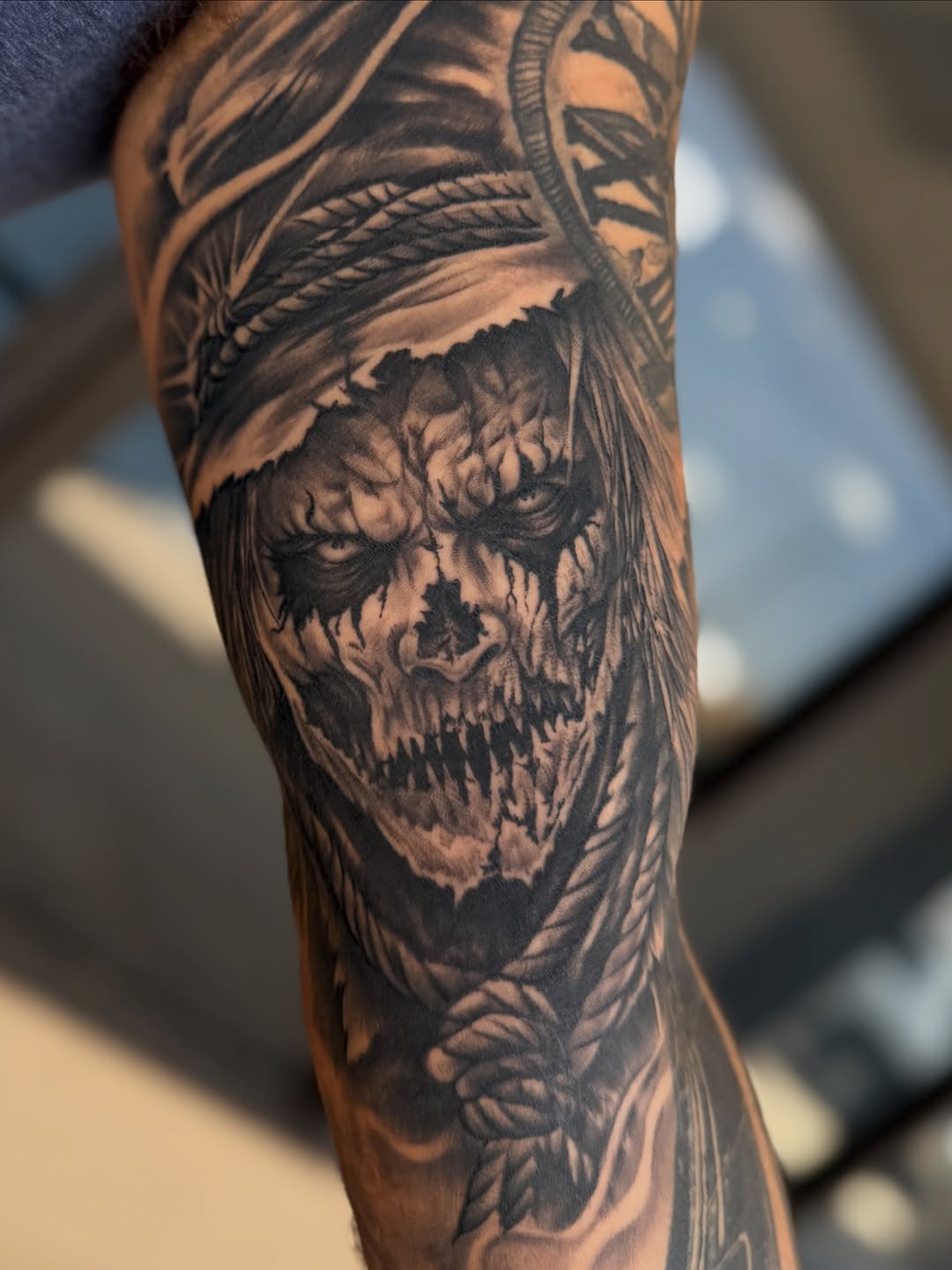 Tattoo by @calvinmaryland_tattoos — realism, dark_realism