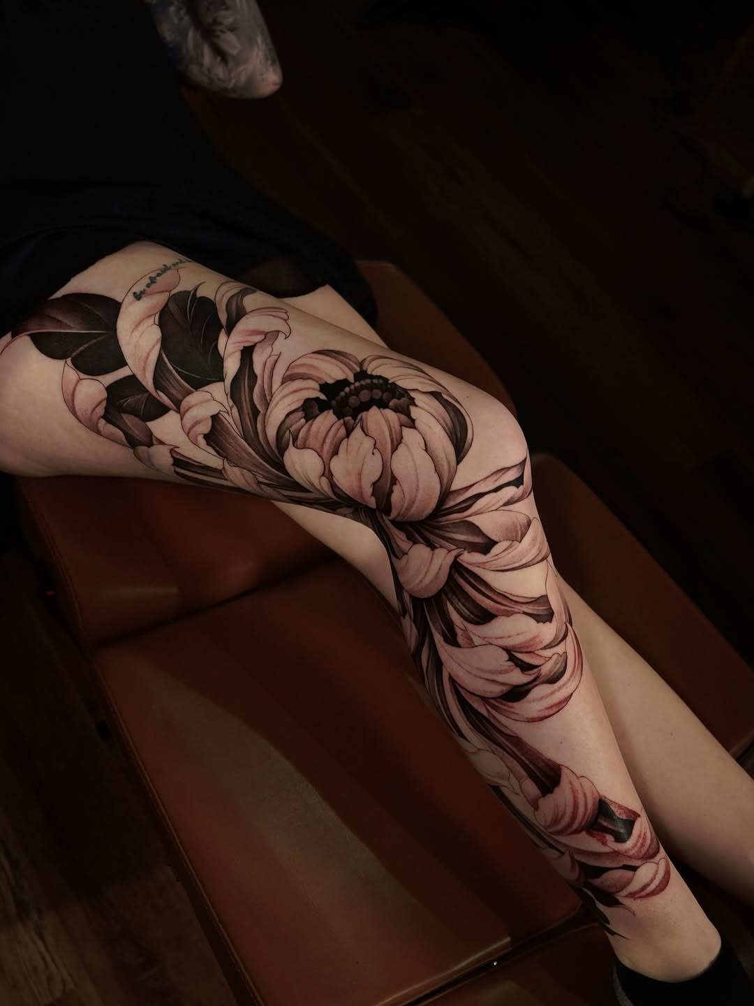 Tattoo by @icyyyris — japanese_irezumi, black_and_grey