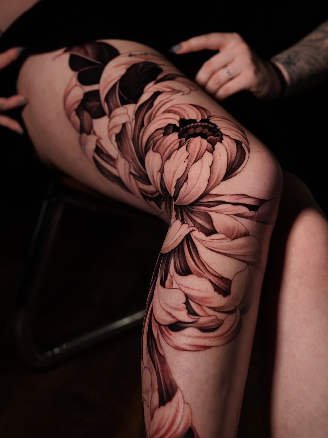 Tattoo by @icyyyris — black_and_grey, realism