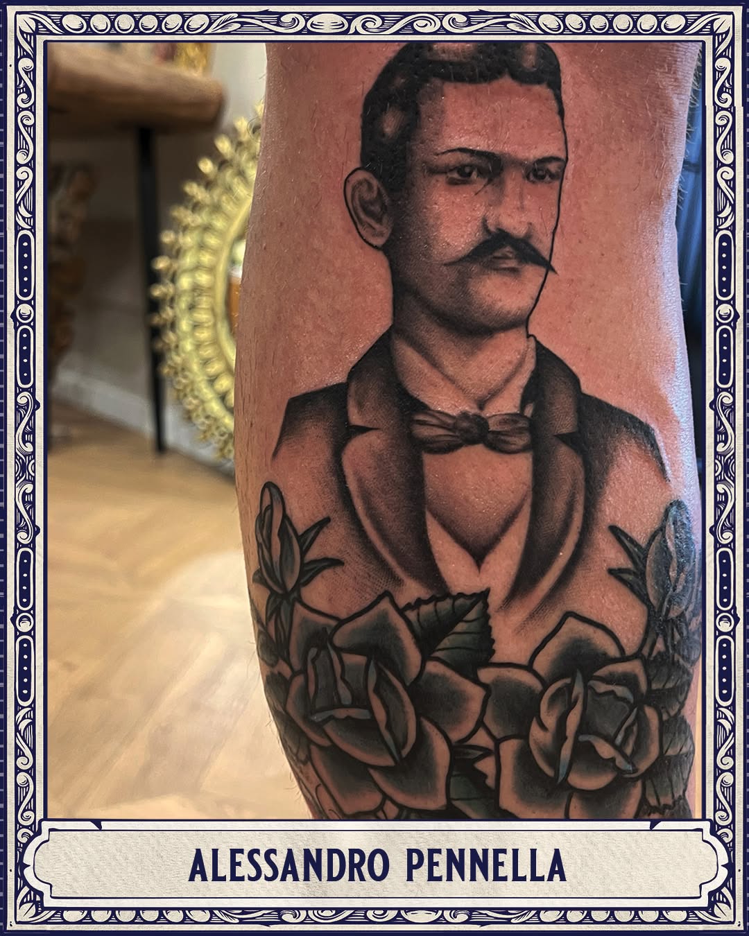 Tattoo by @alessandro_pennella — realism, black_and_grey