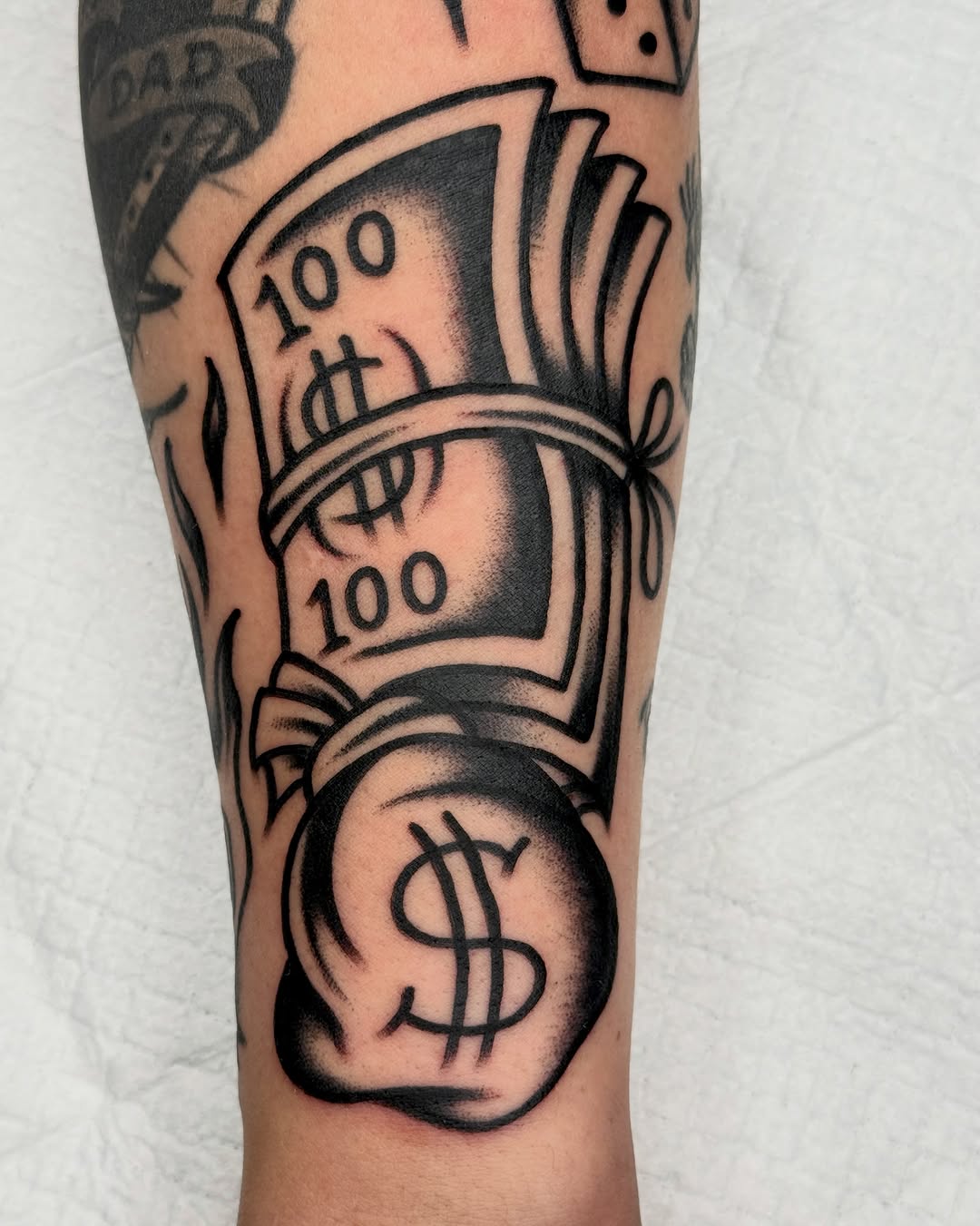 Tattoo by @allo_tattooer — american_traditional, black_and_grey