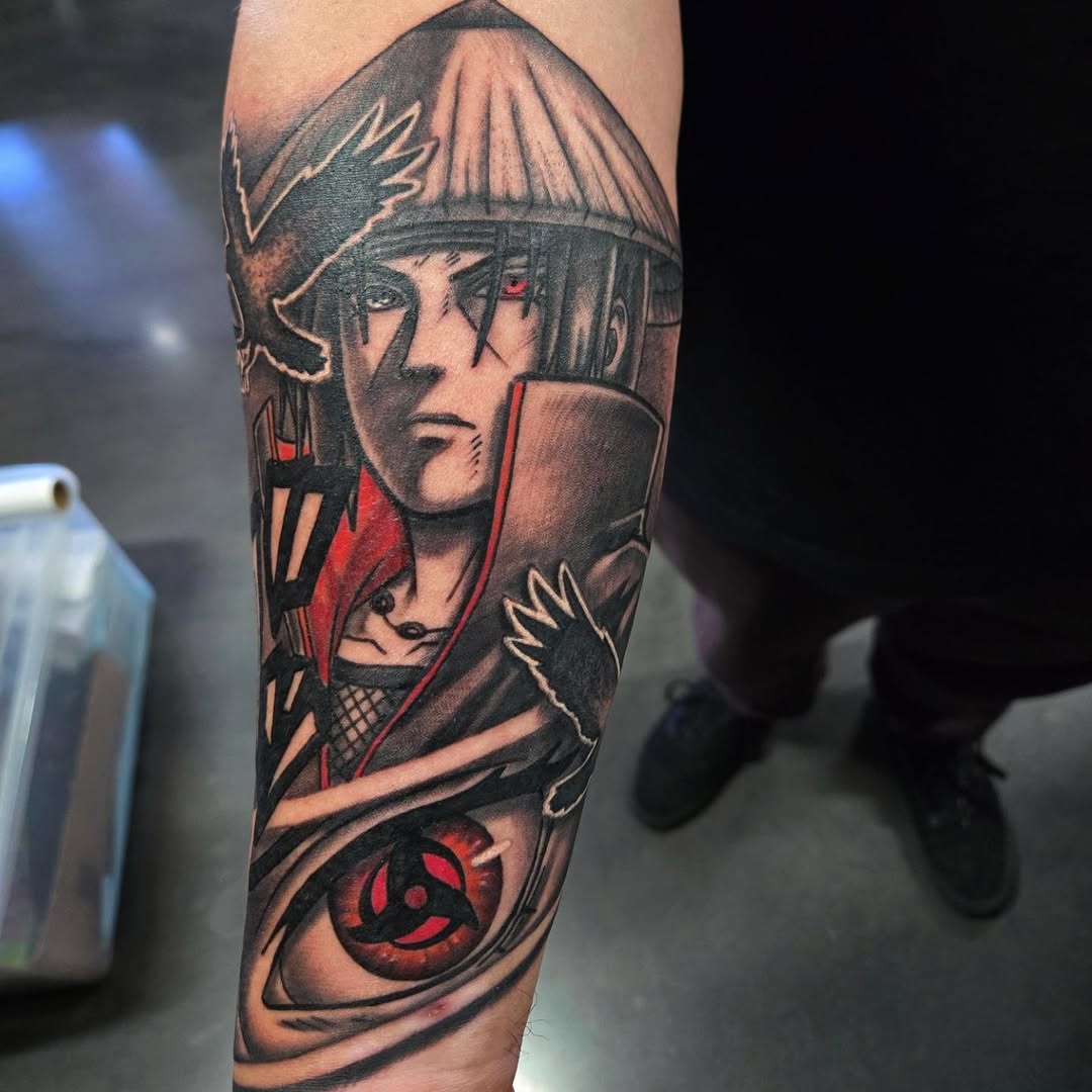 Tattoo by @thatdamcee — anime, realism