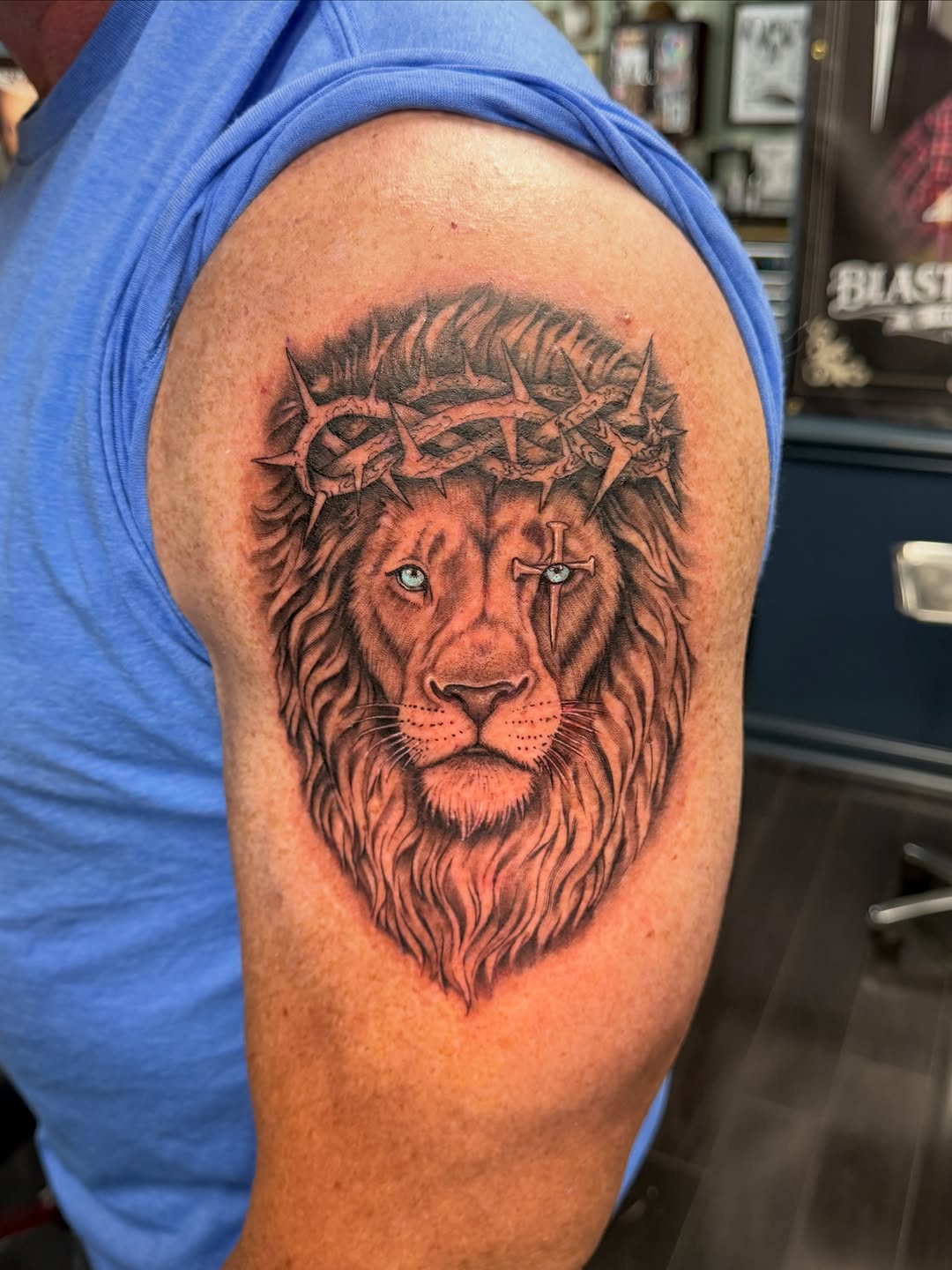 Tattoo by @wastedtalent713 — realism, black_and_grey