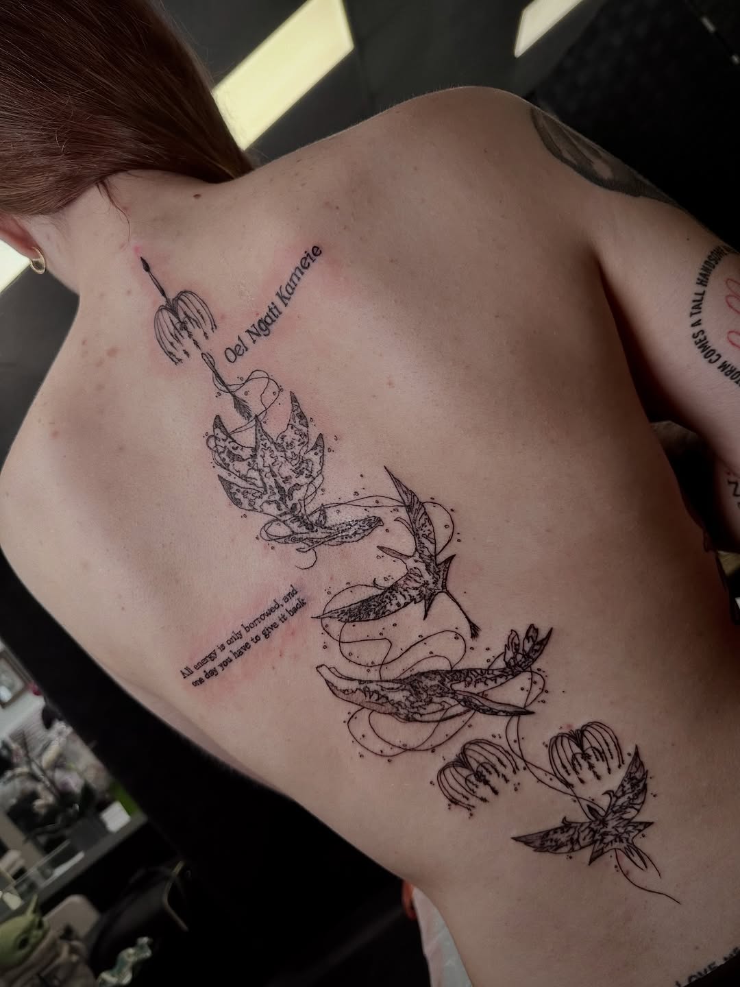 Tattoo by @lalalovetattoos — fine_line, lettering_script