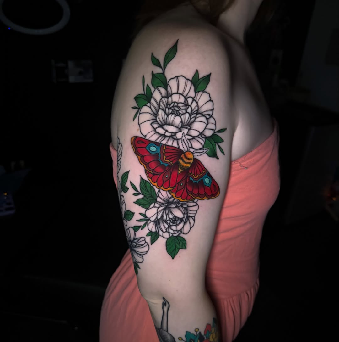 Tattoo by @coopstattoos25 — american_traditional, dotwork