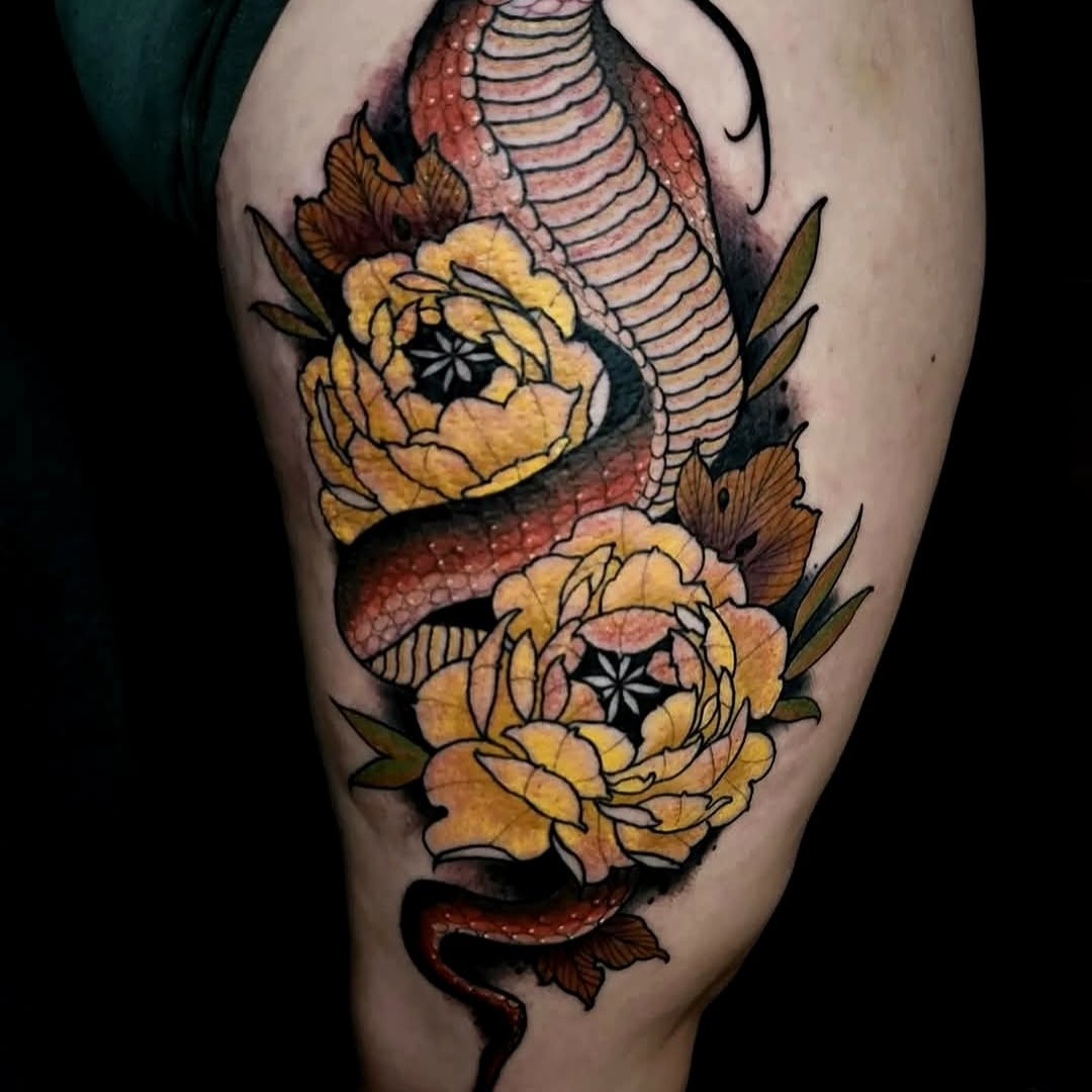 Tattoo by @fridaytattooer — japanese_irezumi, neo_traditional