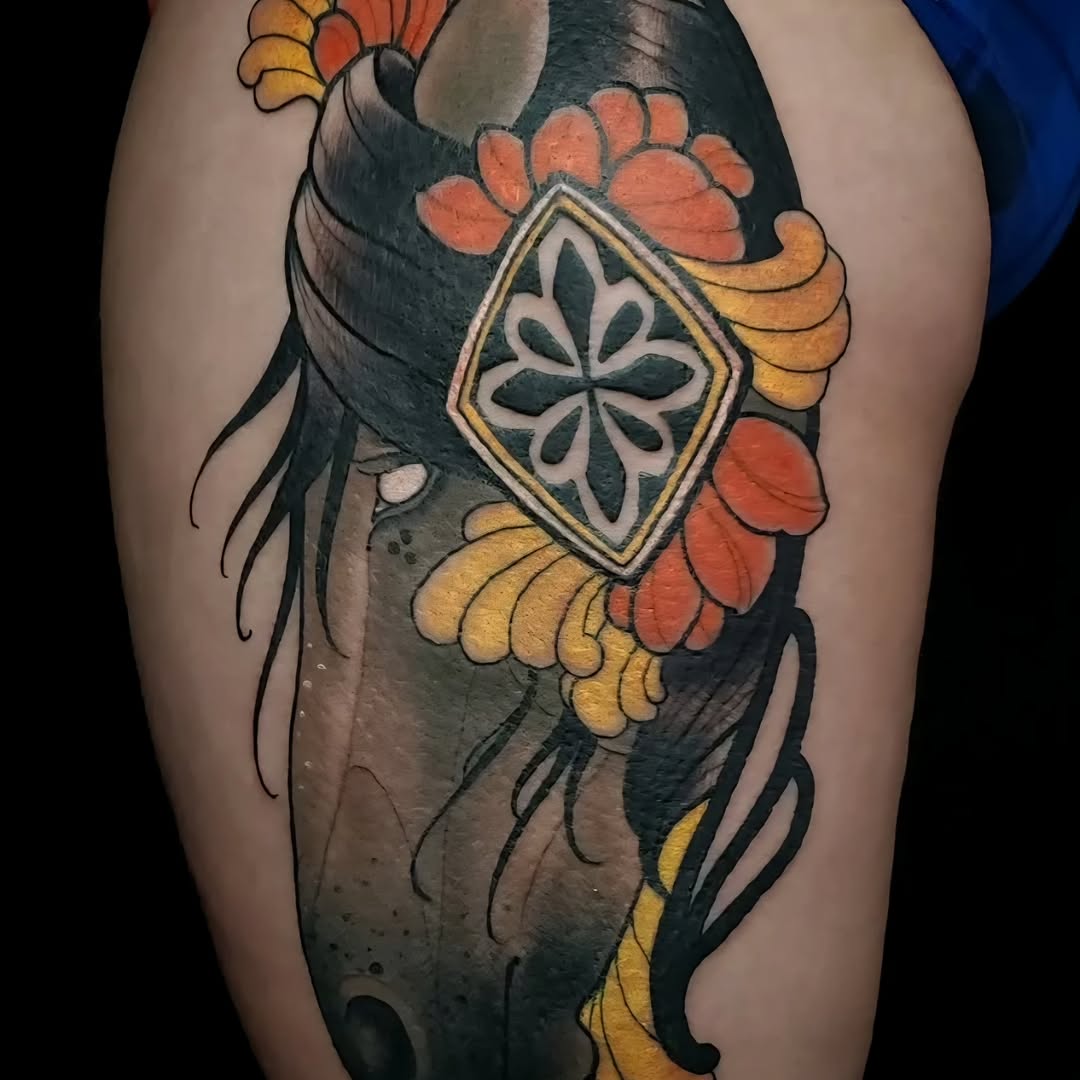 Tattoo by @fridaytattooer — japanese_irezumi, neo_traditional