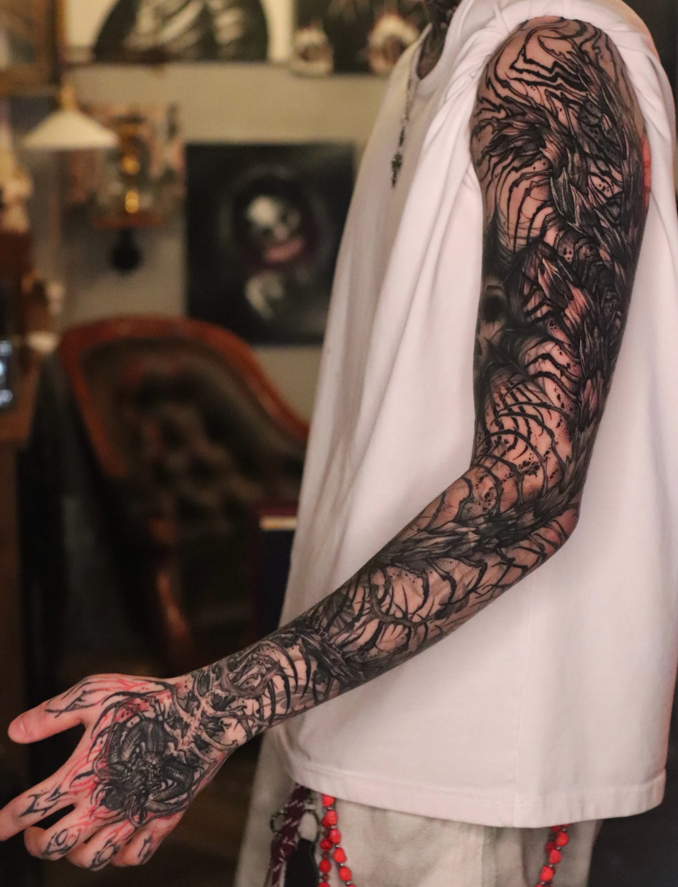 Tattoo by @tattooist_twoface — black_and_grey