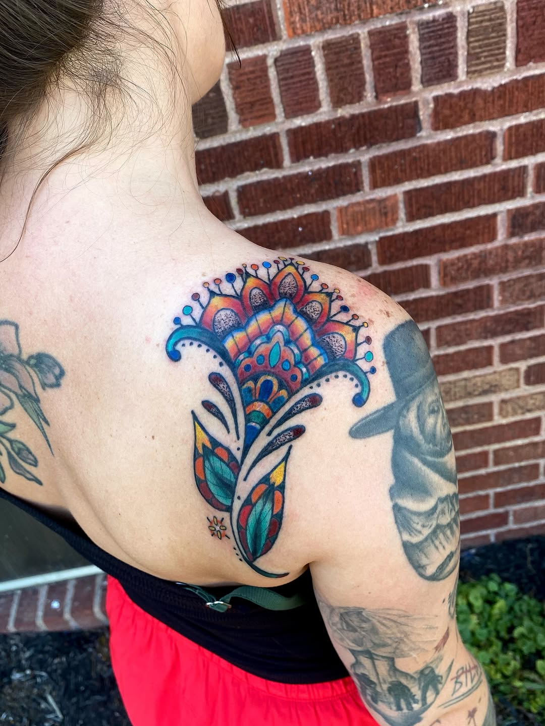 Tattoo by @shezeepeezee — ornamental, dotwork