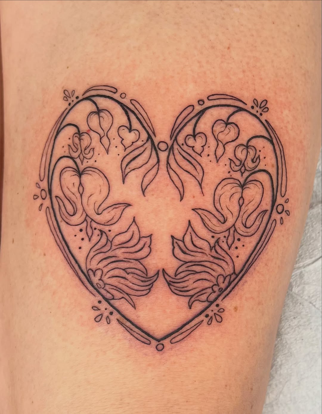 Tattoo by @beastlyflowers — fine_line, ornamental
