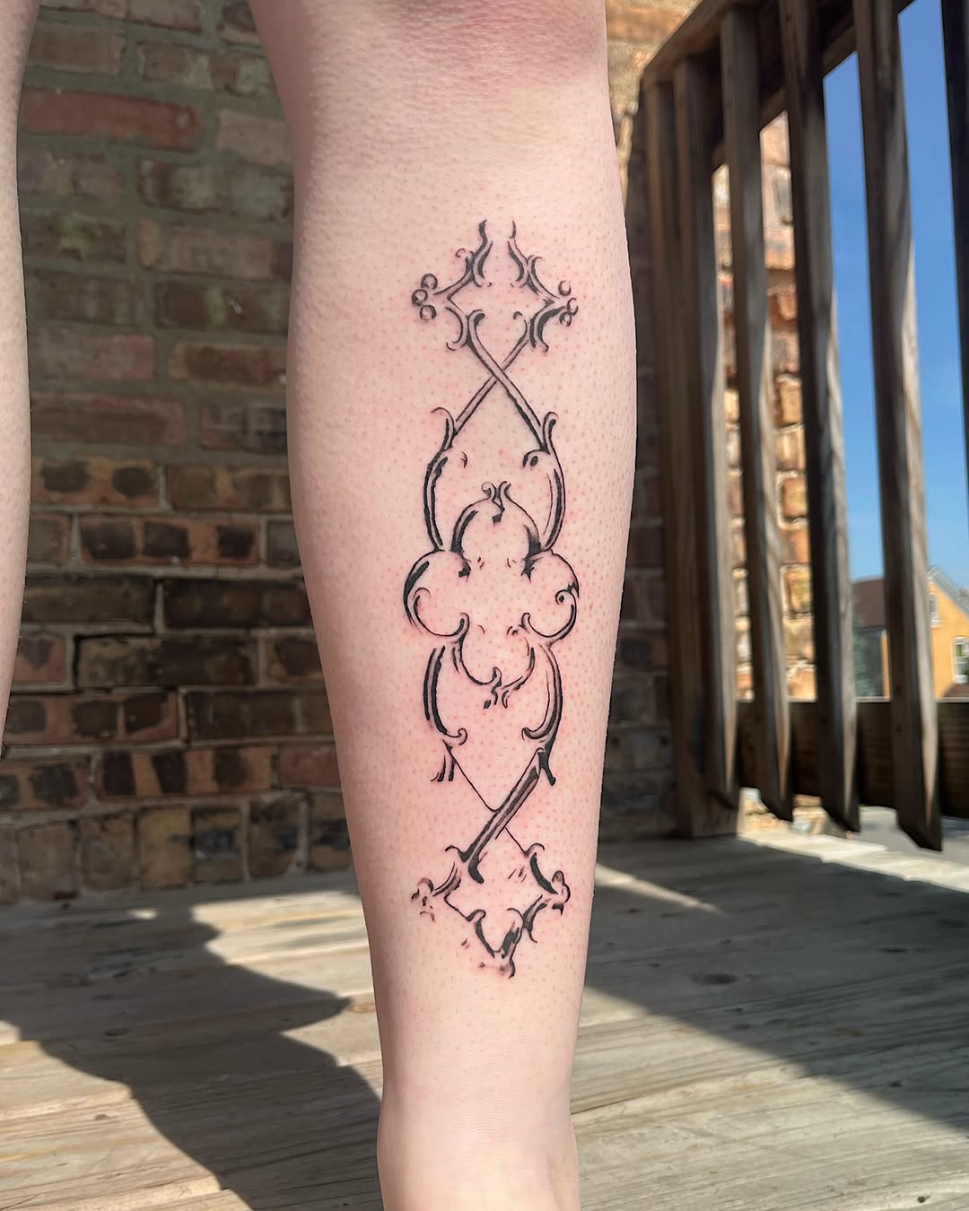 Tattoo by @sugarscab — ornamental, blackwork