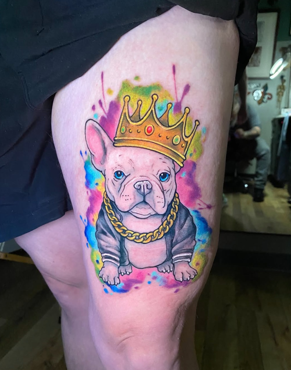 Tattoo by @lokishanedefriece — new_school, watercolor