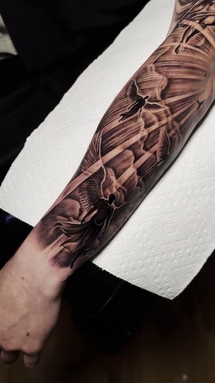Tattoo by @dead_im_sure — realism, black_and_grey
