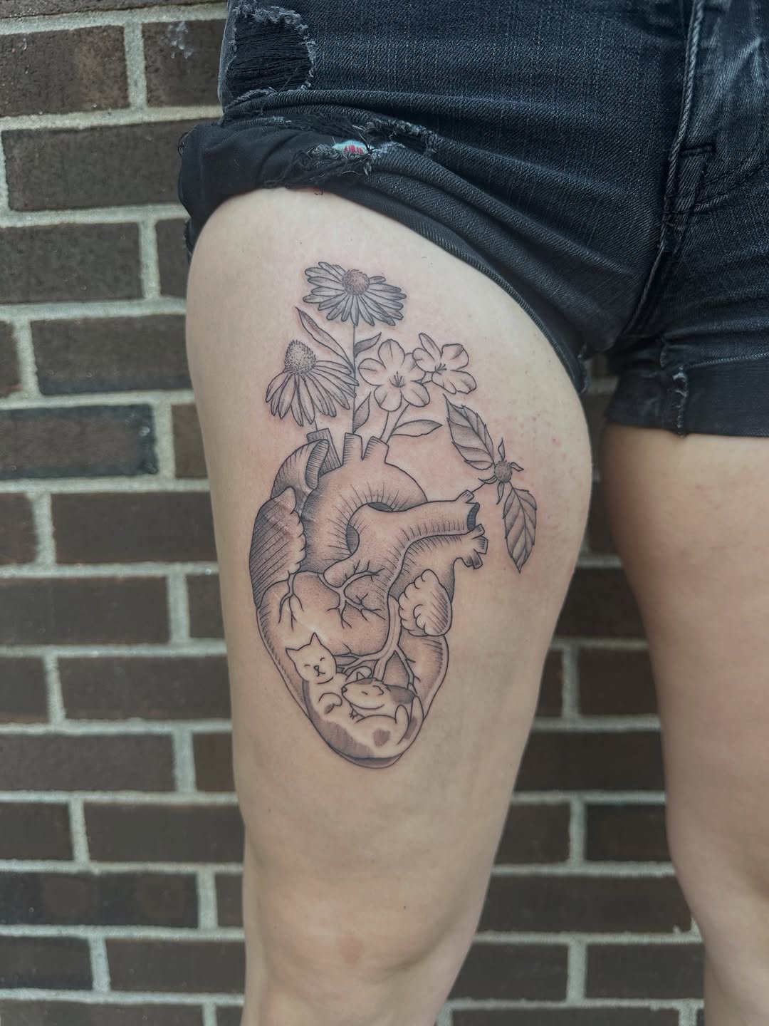 Tattoo by @allhailtattoos_ — fine_line, black_and_grey