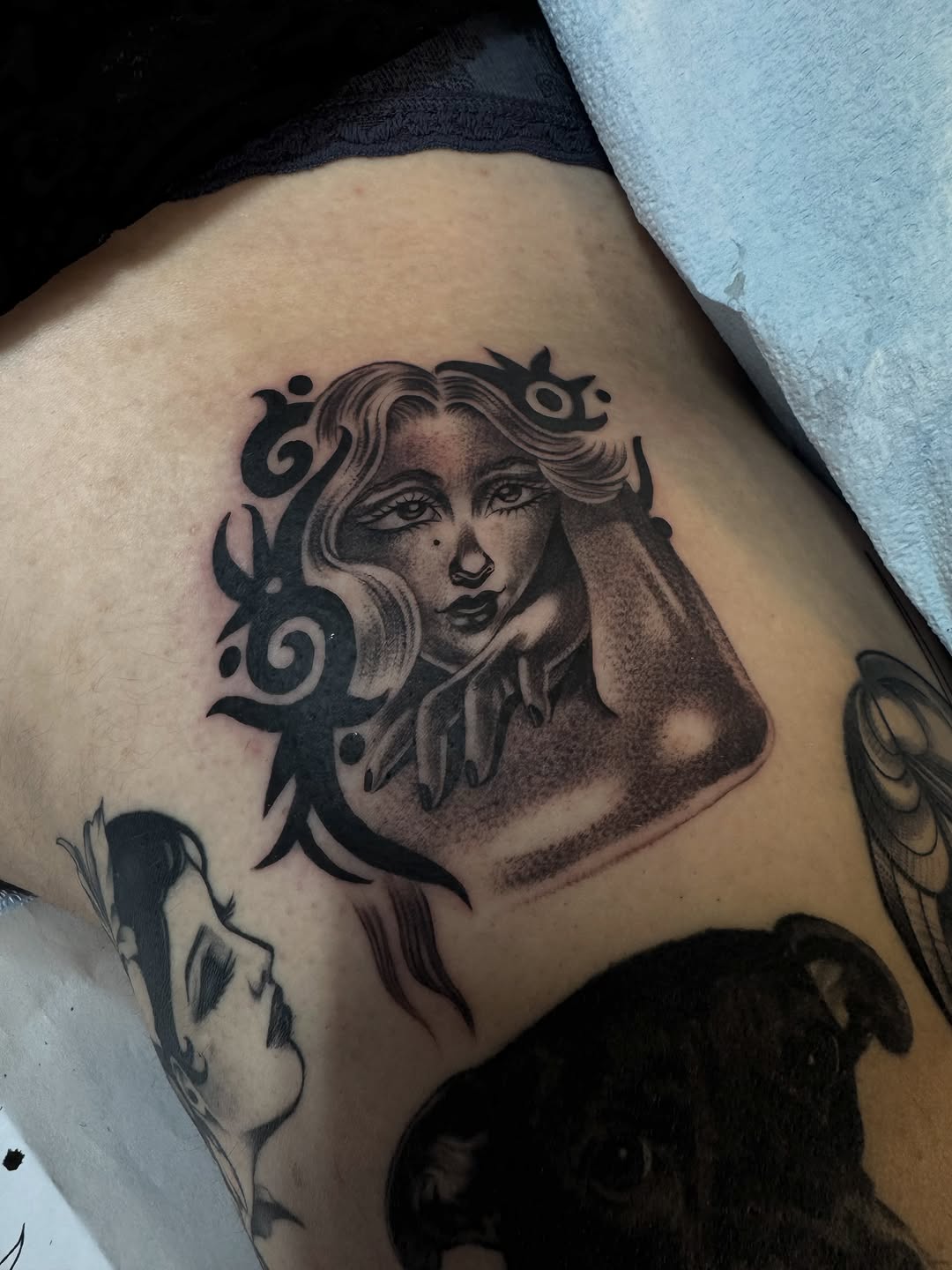 Tattoo by @cv__tattoo — black_and_grey, realism