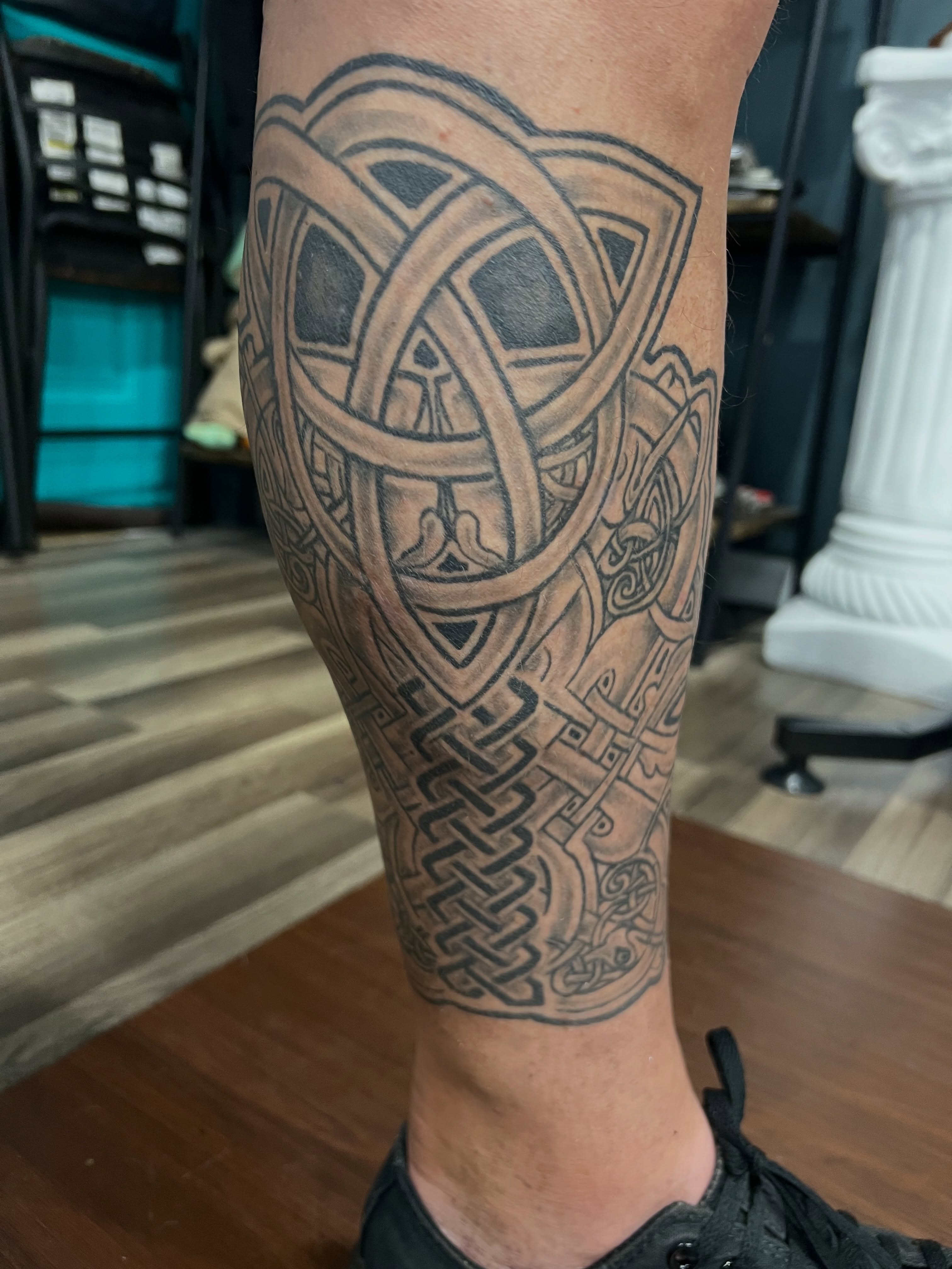 Tattoo by @mrsimontattoo — geometric