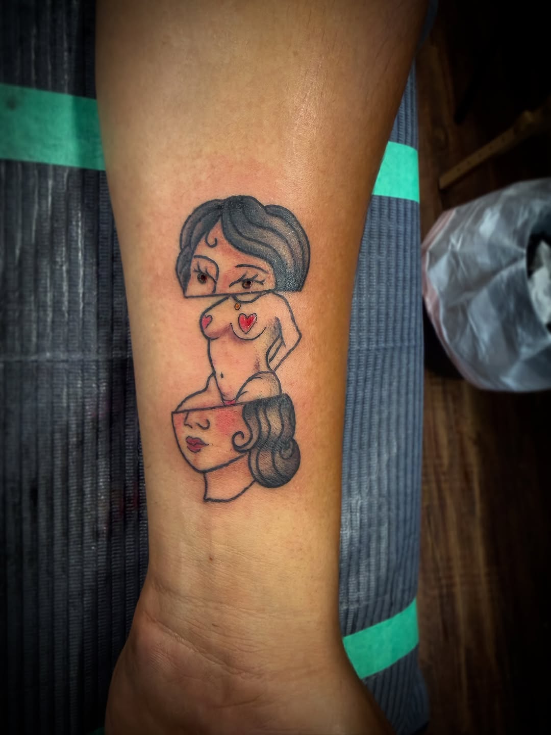 Tattoo by @dibruja โ neo_traditional, surrealism