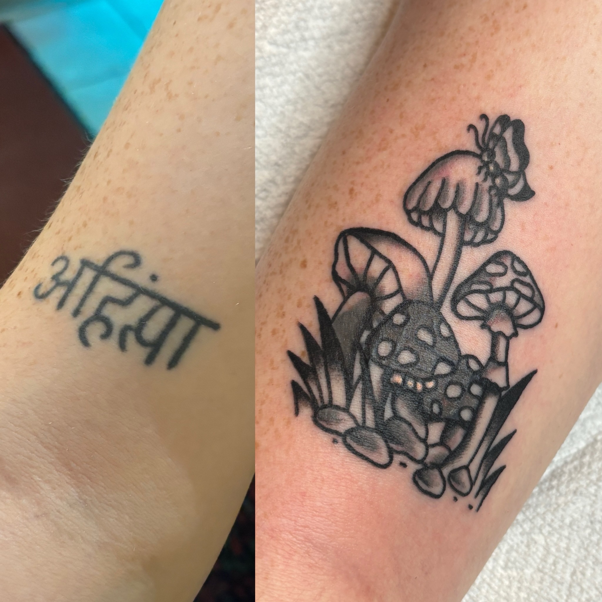Tattoo by @rutattoos — black_and_grey