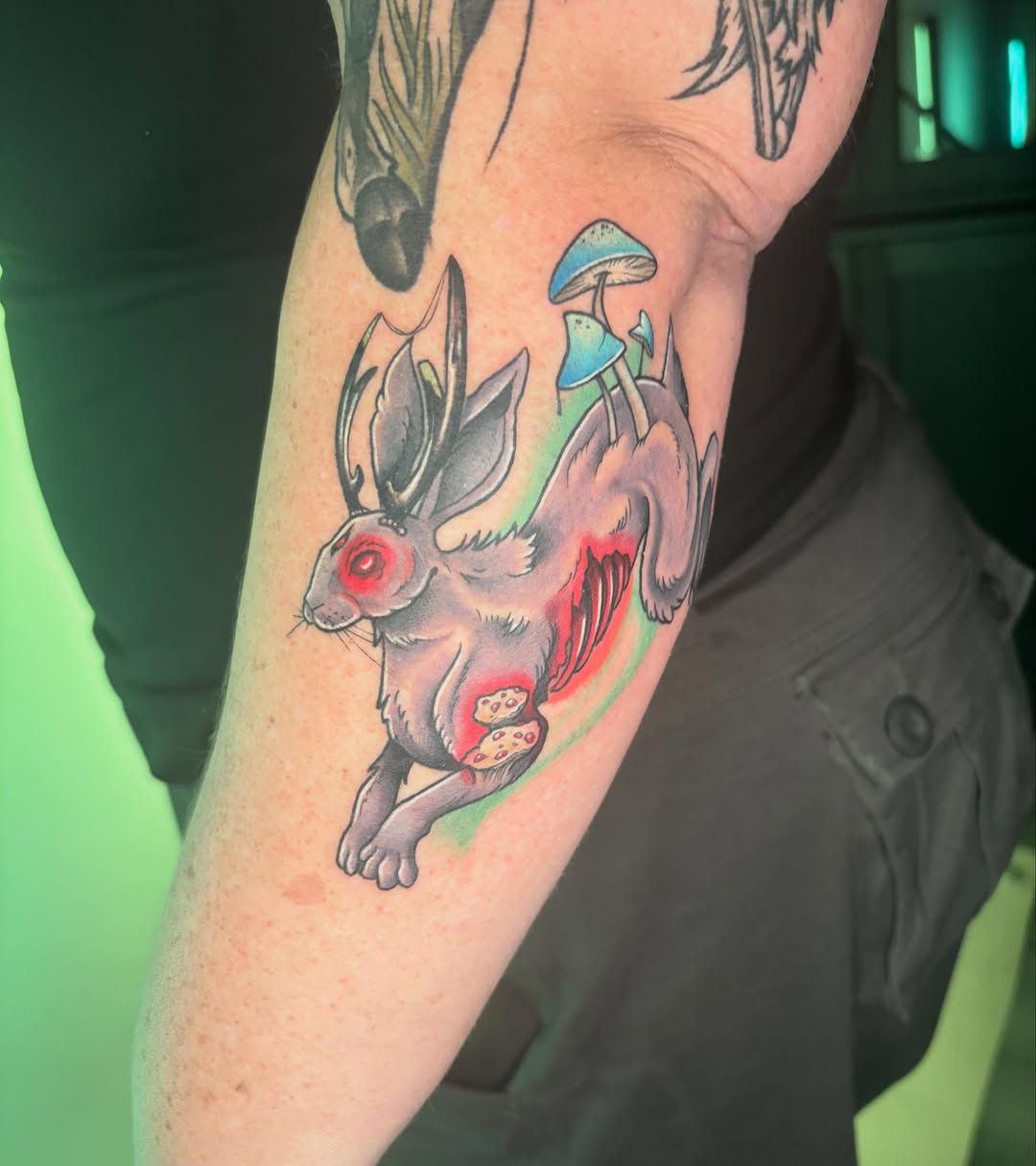 Tattoo by @cmoore04 β new_school, dark_realism
