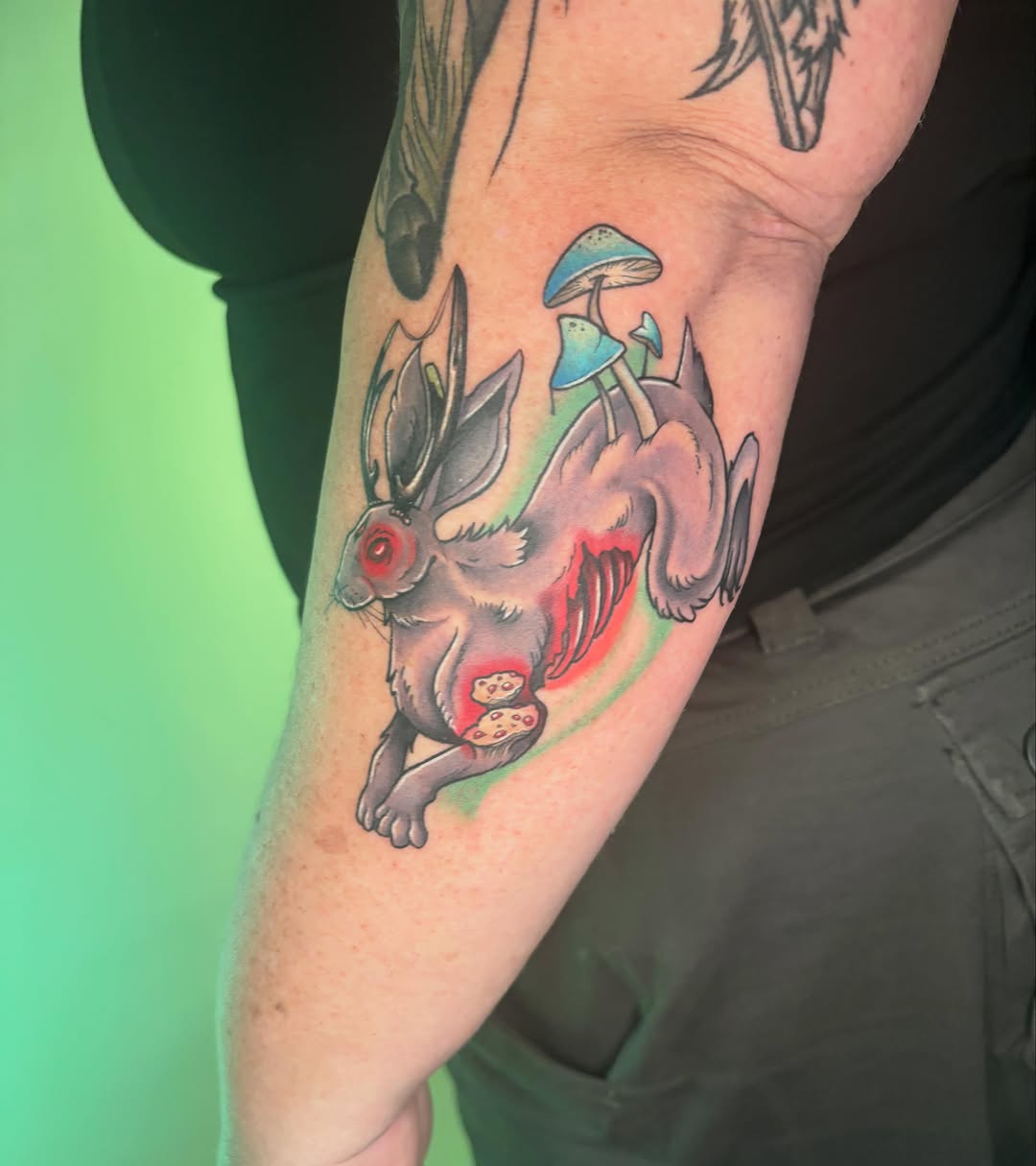 Tattoo by @cmoore04 β new_school, dark_realism