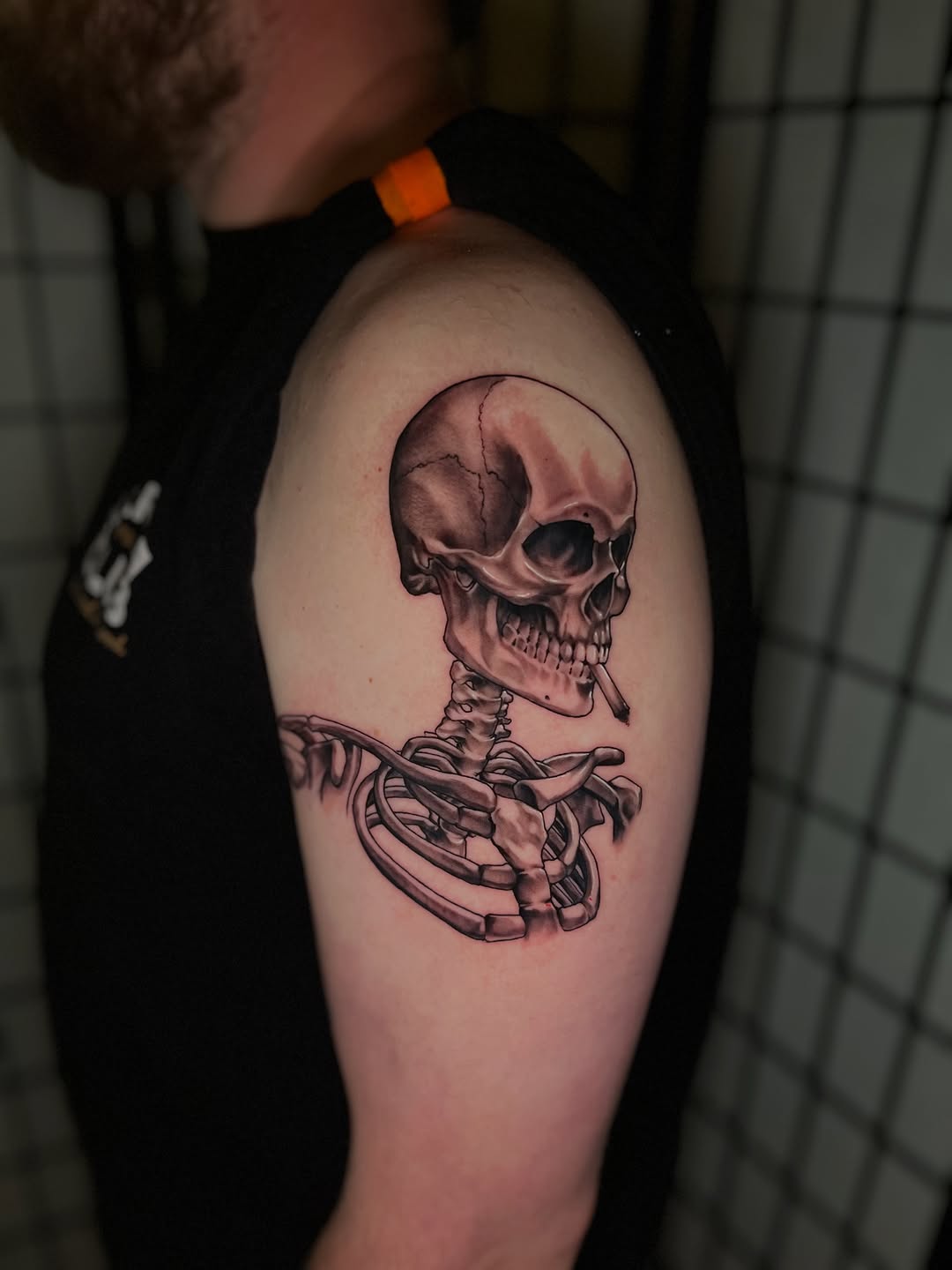 Tattoo by @sick_brat — realism, black_and_grey