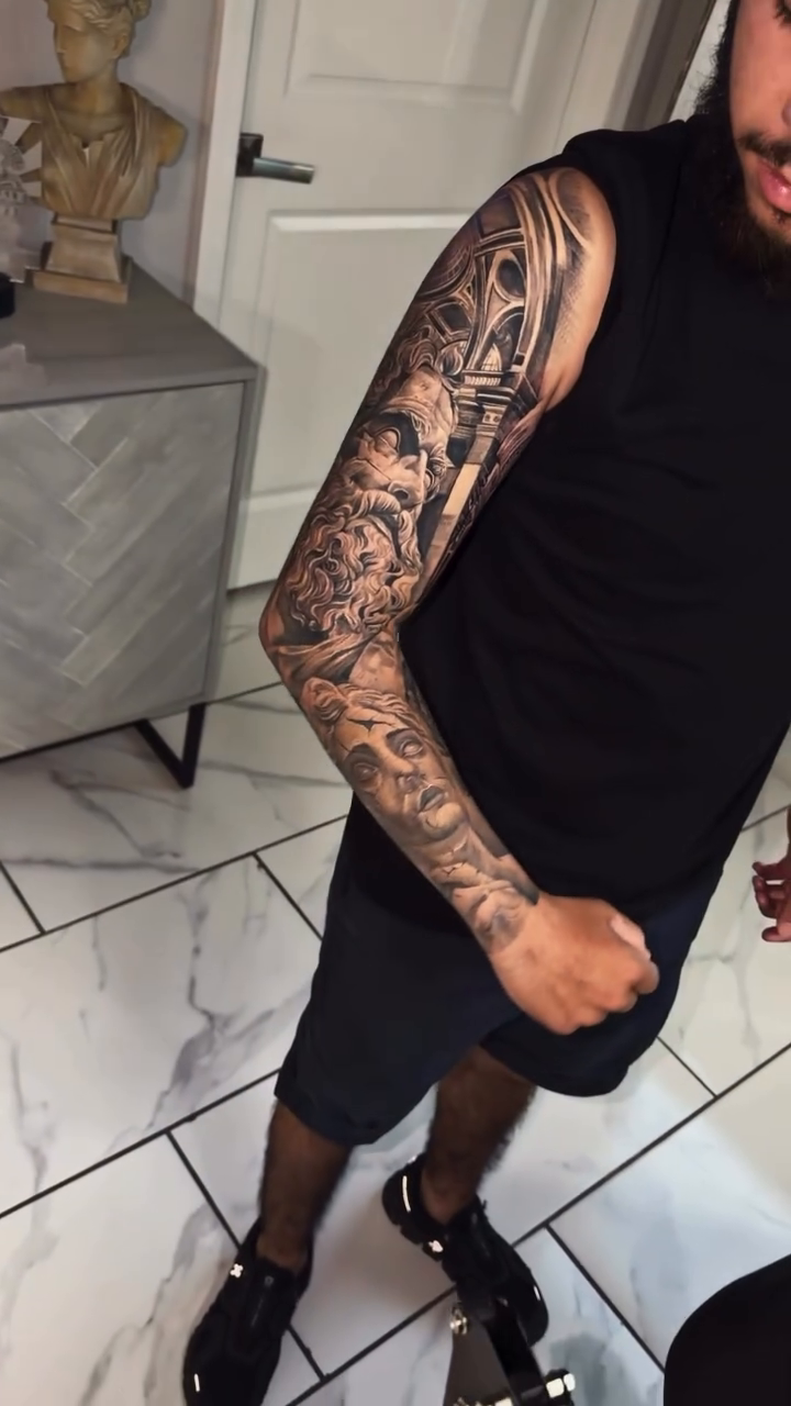 Tattoo by @ag_inks — black_and_grey, realism