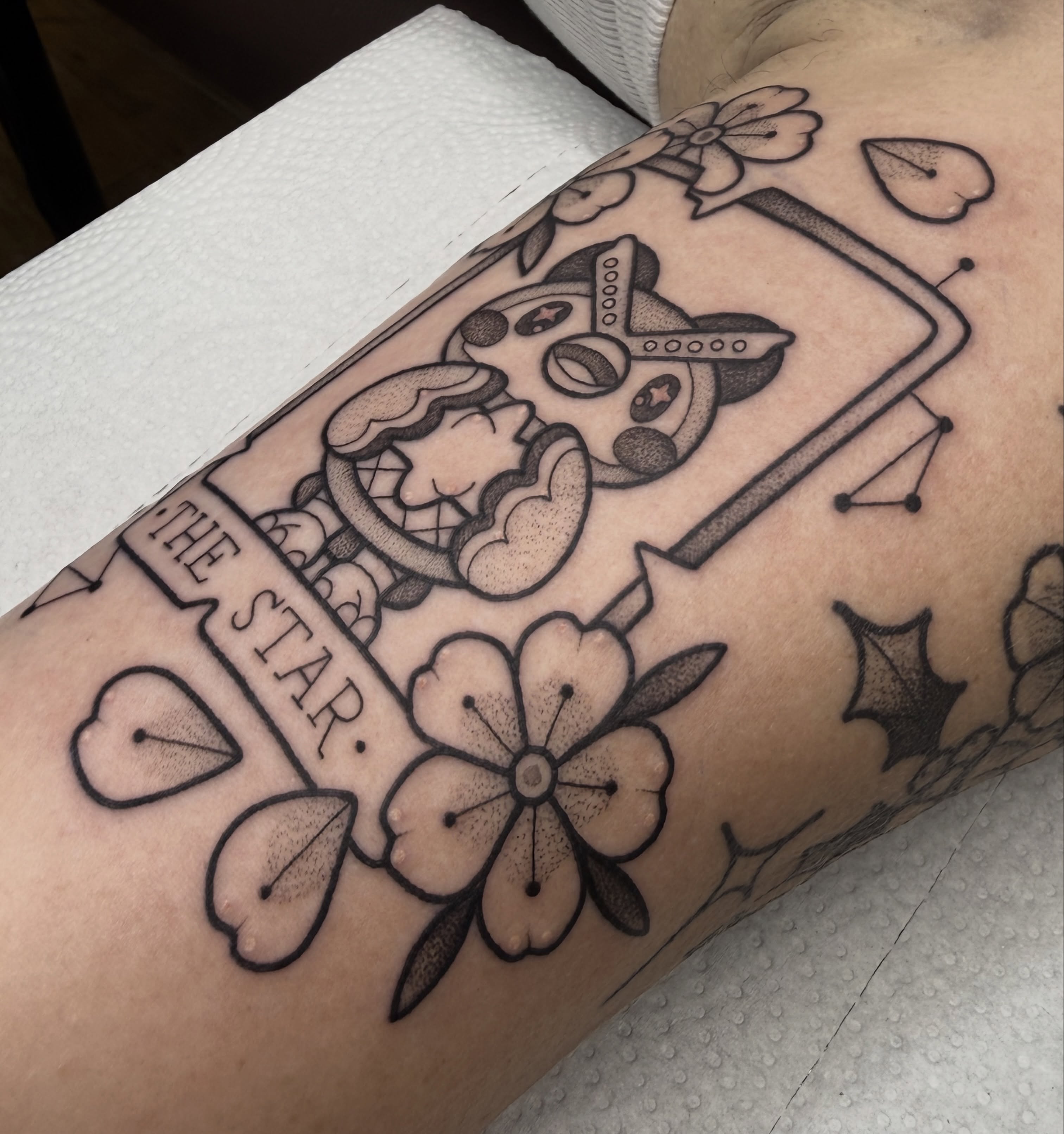 Tattoo by @beltanebeetattoo — black_and_grey